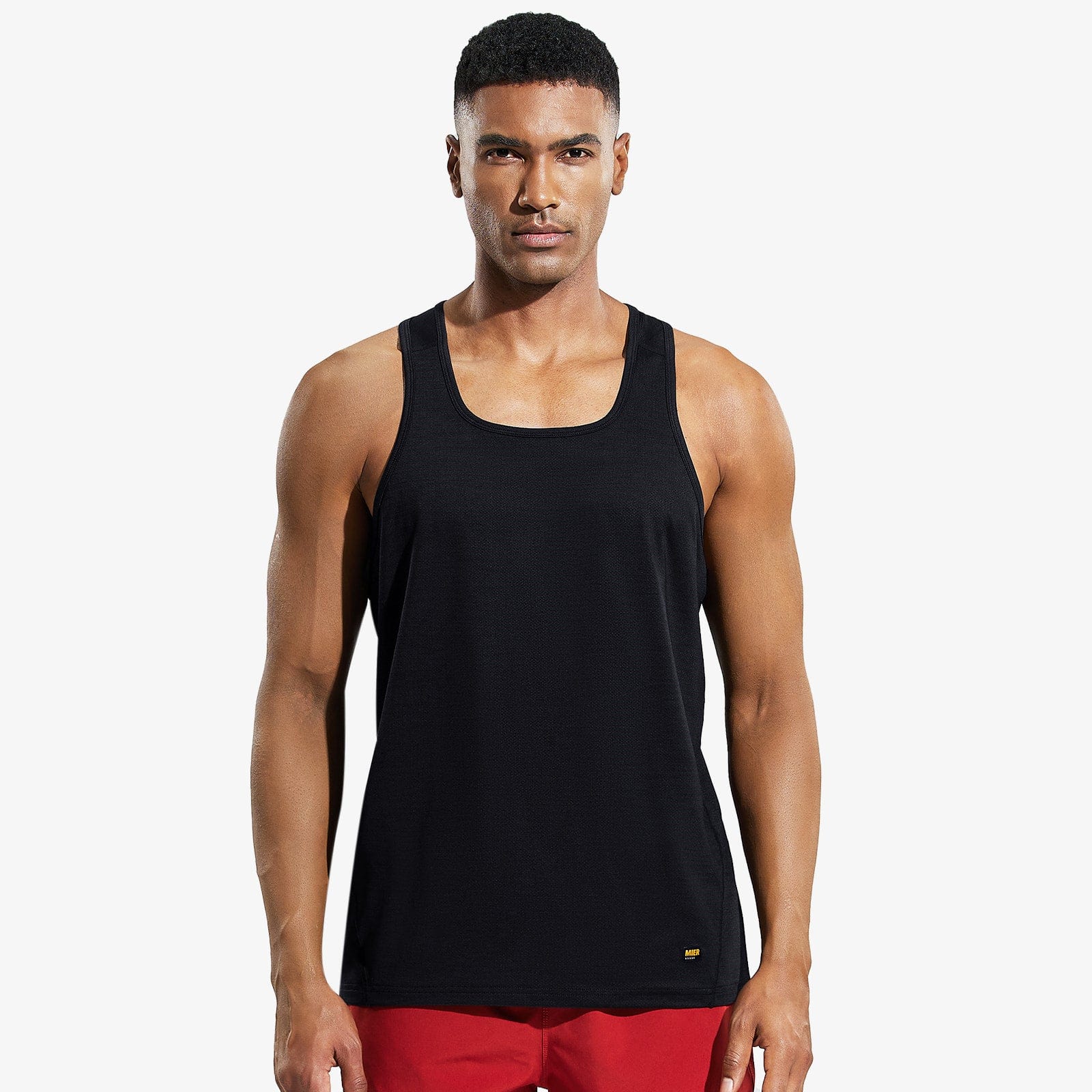 MIER Men's Quick Dry Tank Tops Sleeveless Workout Shirts