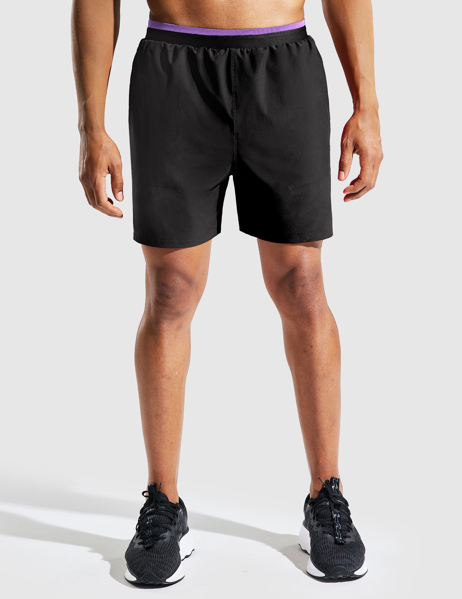 Men's 2 in 1 Running Shorts with Liner 5" Quick Dry Athletic Shorts