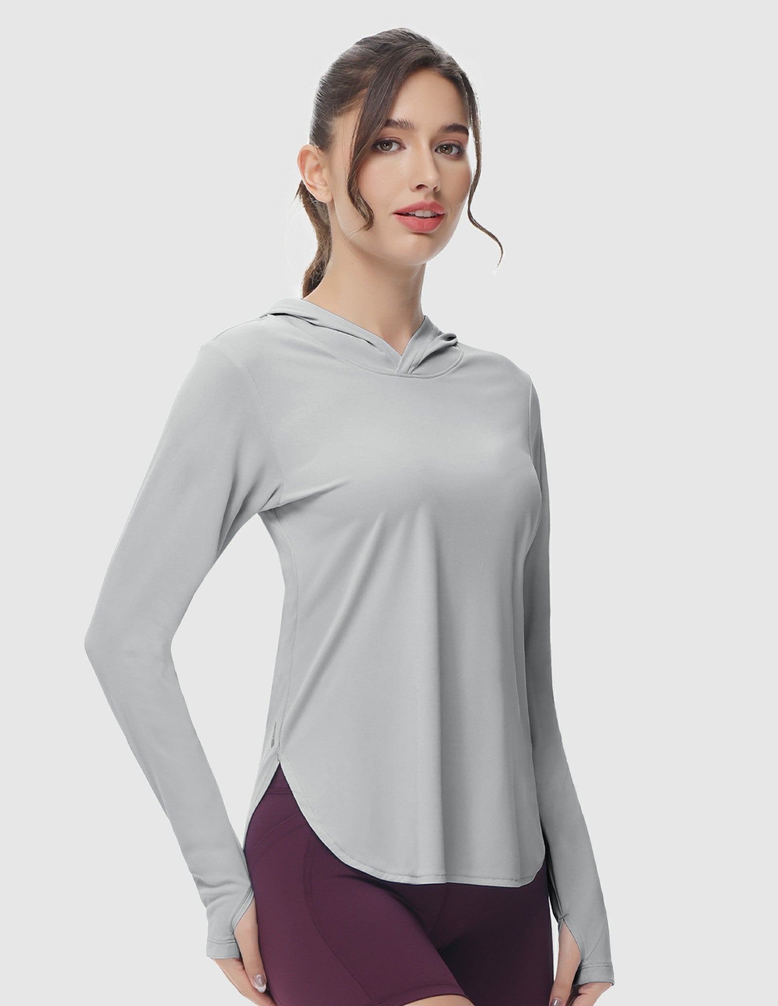 Womens UPF 50+ Sun Protection Hoodie Shirts