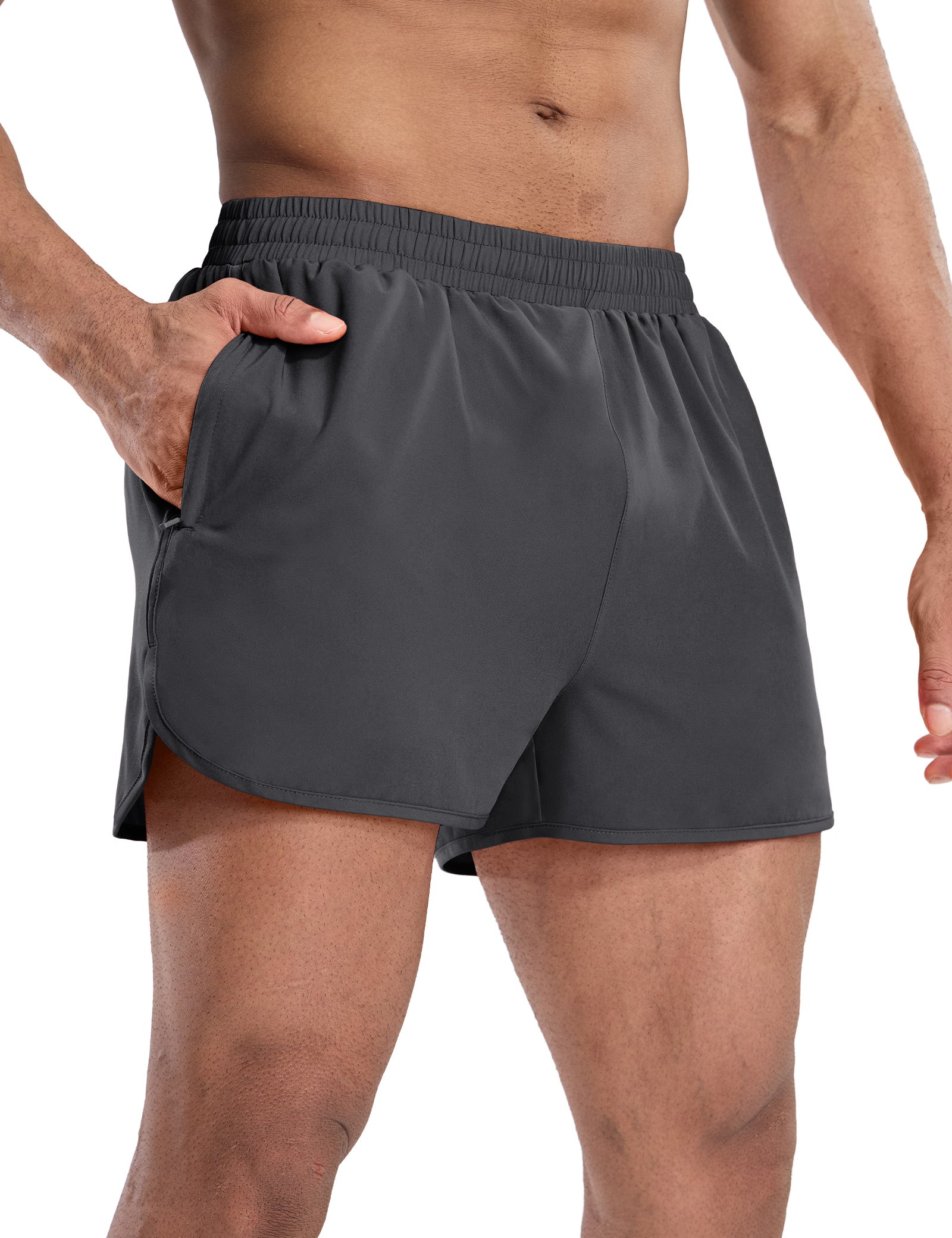 Men's PaceLite Split Shorts W/Brief 3"