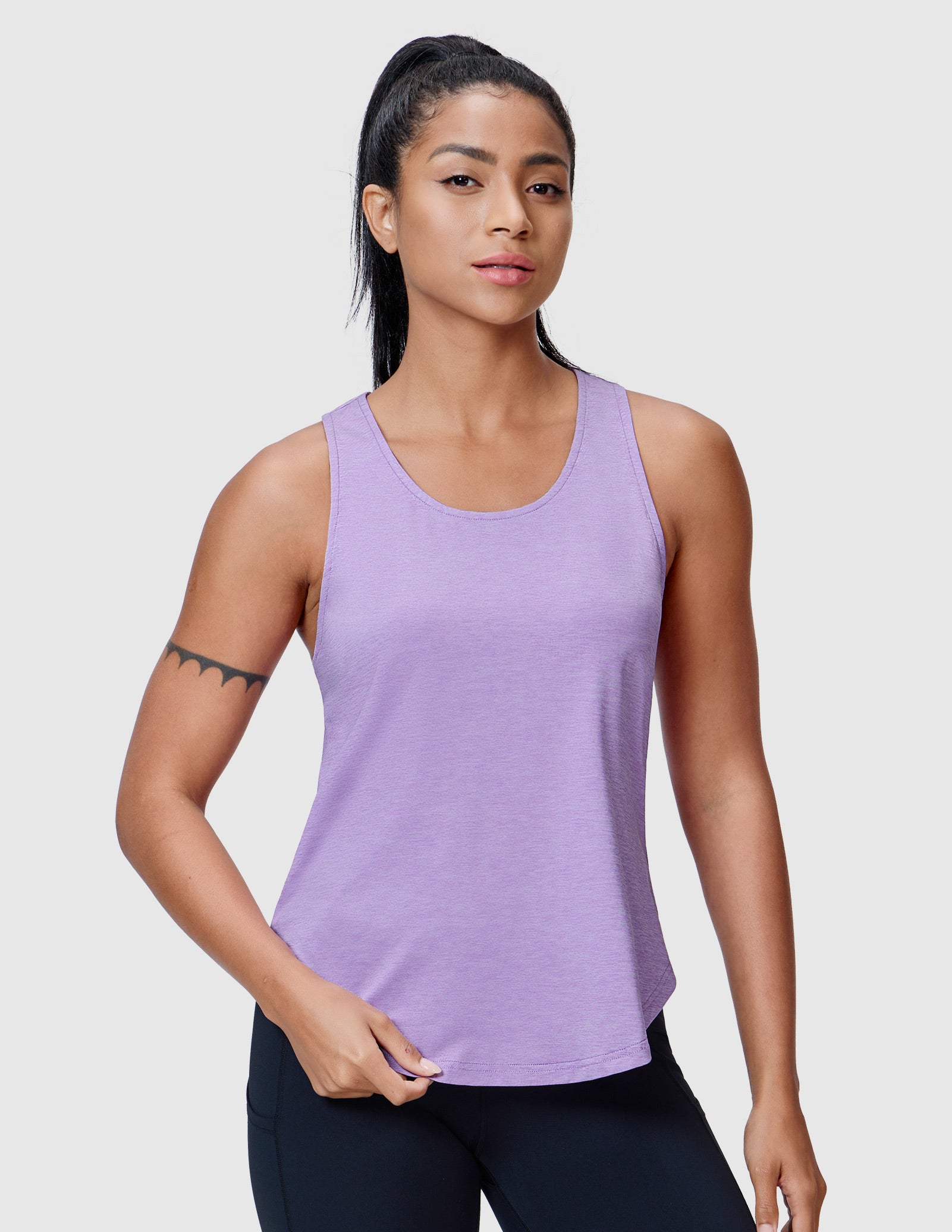 MIER Racerback Women’s Workout Tank Quick Dry Moisture Wicking and Stylish Women Tank Top