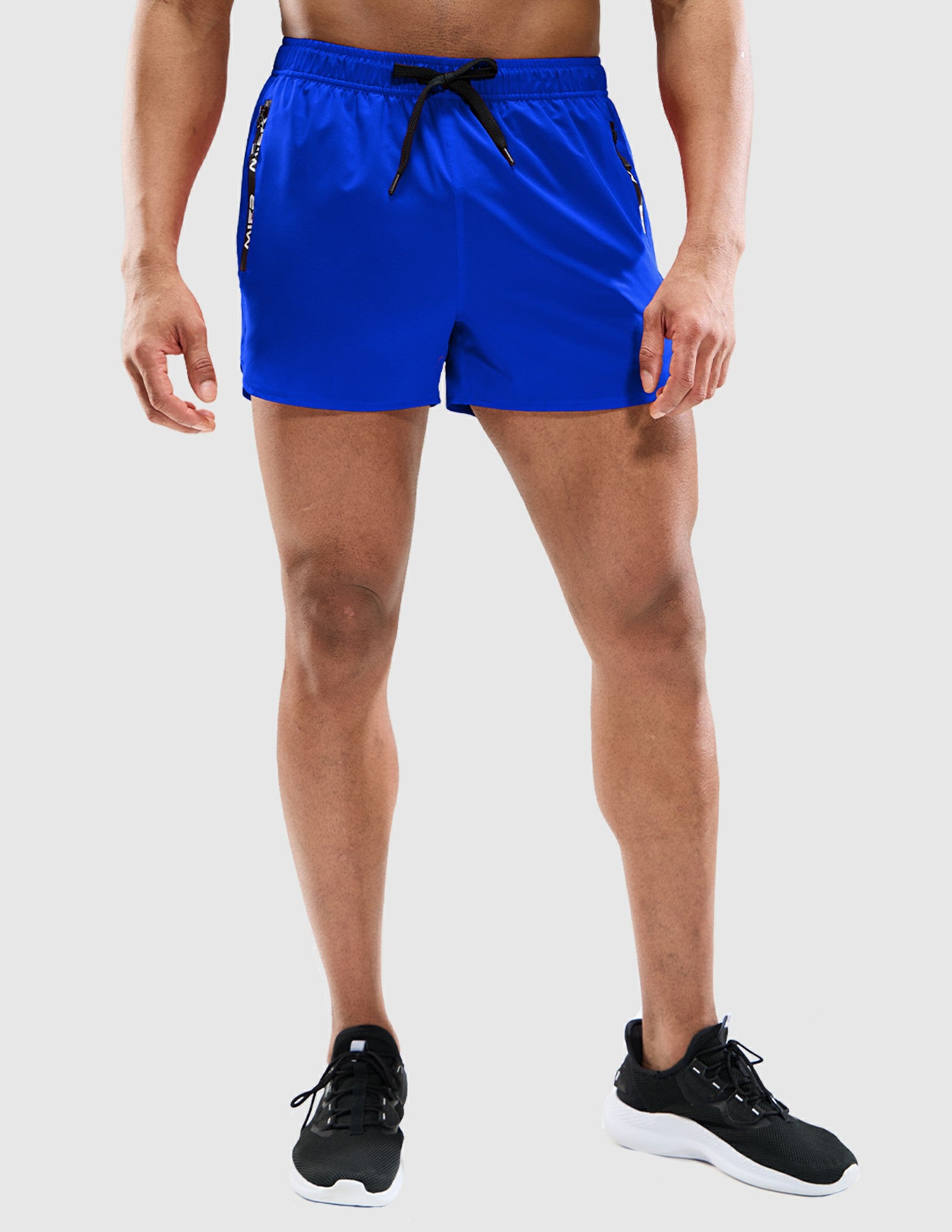 MIER Men's 3 Inch Dry Fit Running Shorts with Brief Liner Men's Shorts