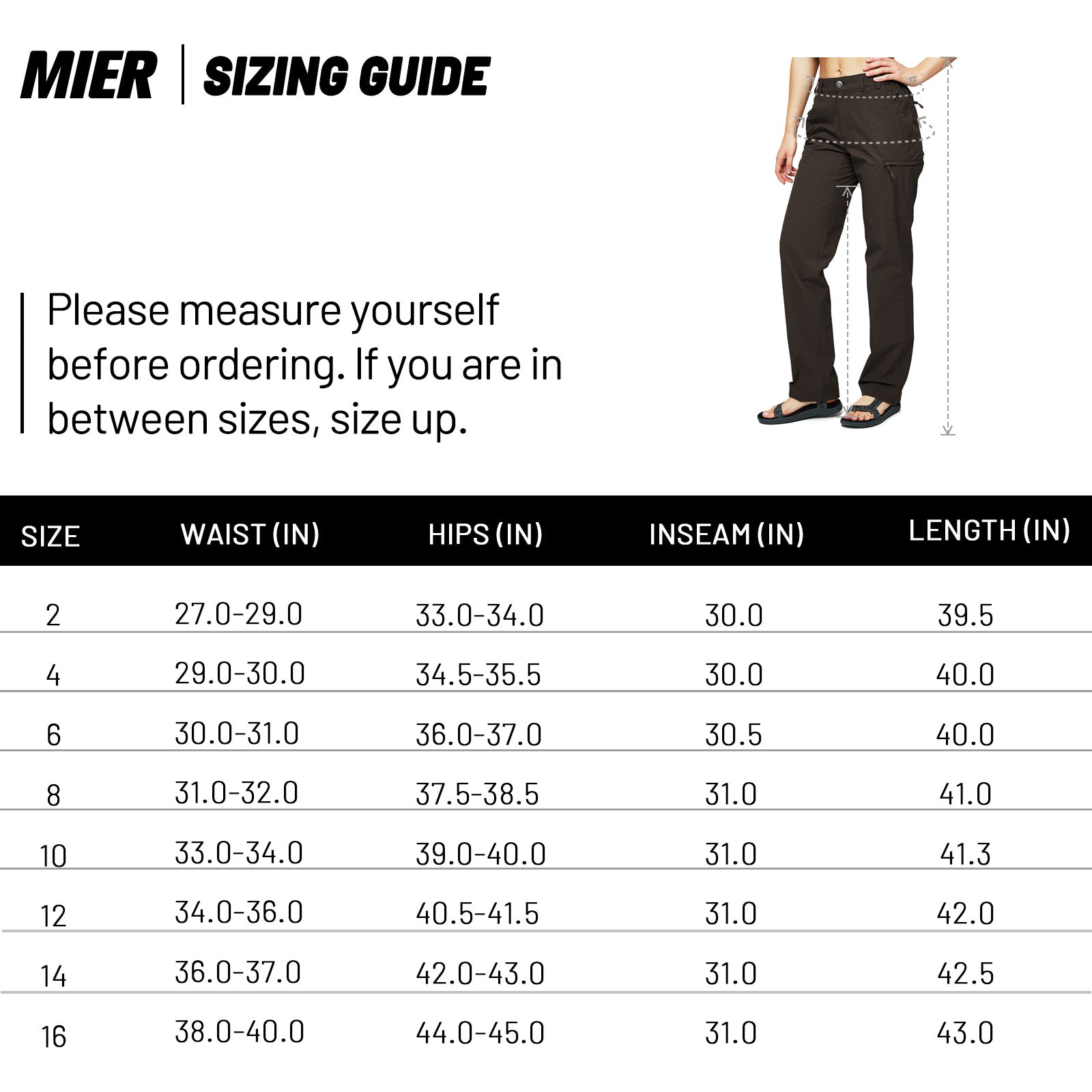 MIER Women Quick Dry Cargo Pants Tactical Hiking Pants Women Hiking Pants