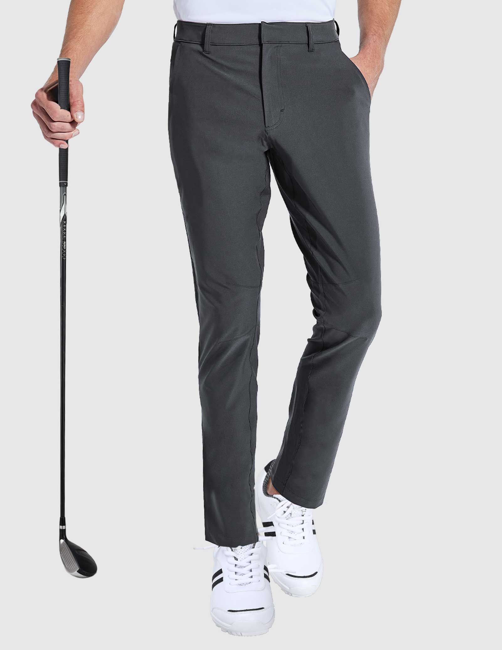 Men's Stretch Golf Pants Slim Fit Quick Dry Pants