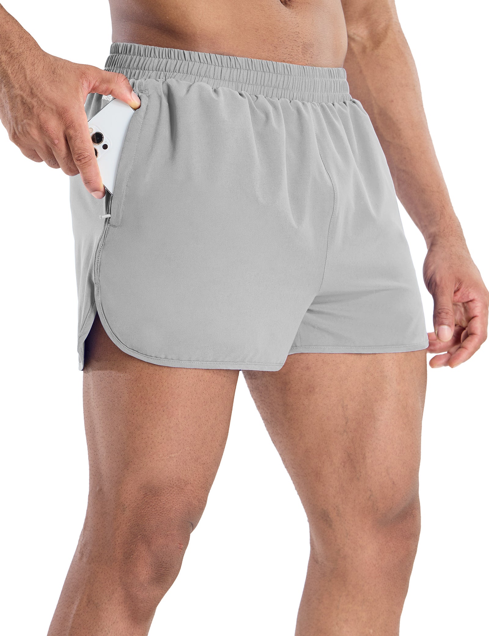 Men's PaceLite Split Shorts W/Brief 3"