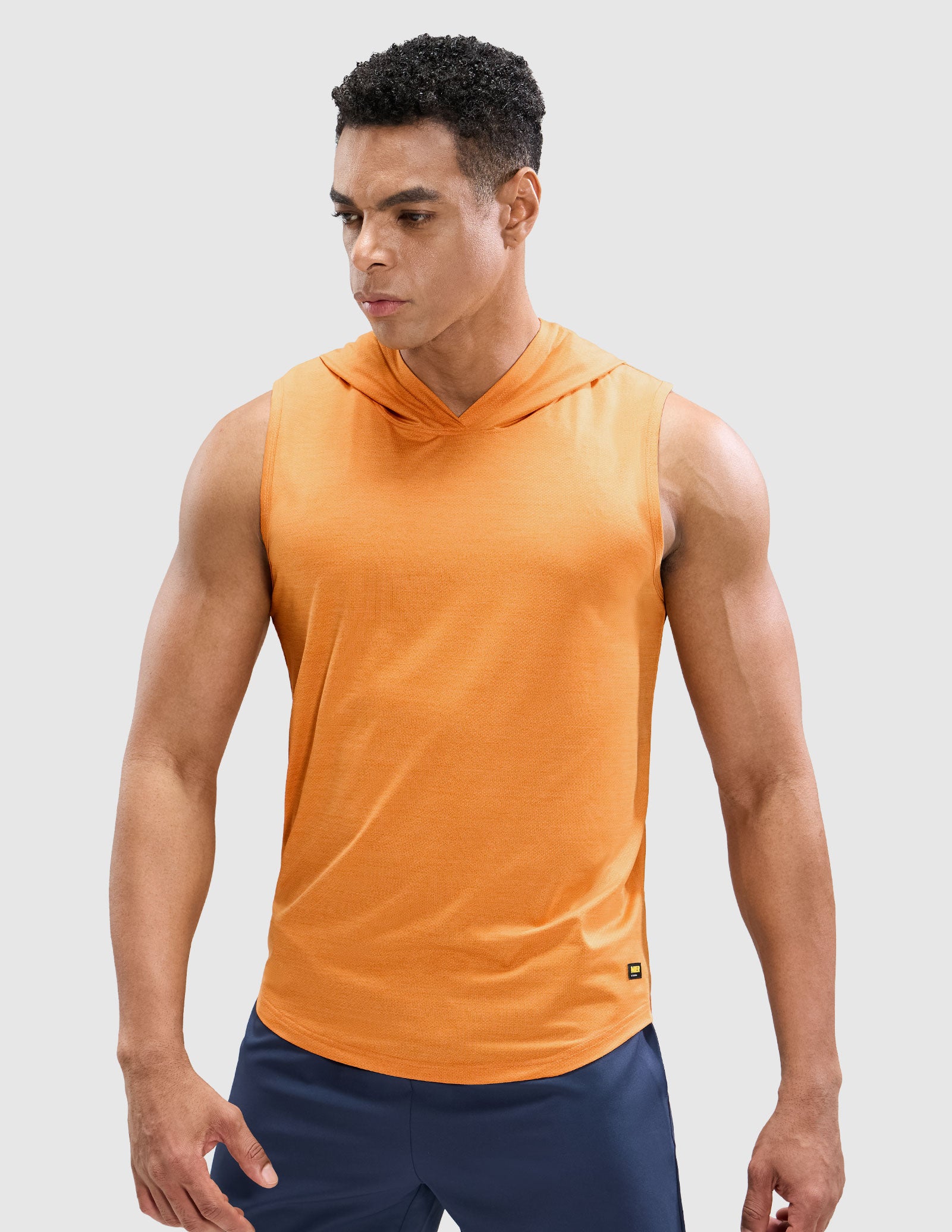 Men's Sleeveless Tank Top with Hood Quick Dry Shirts