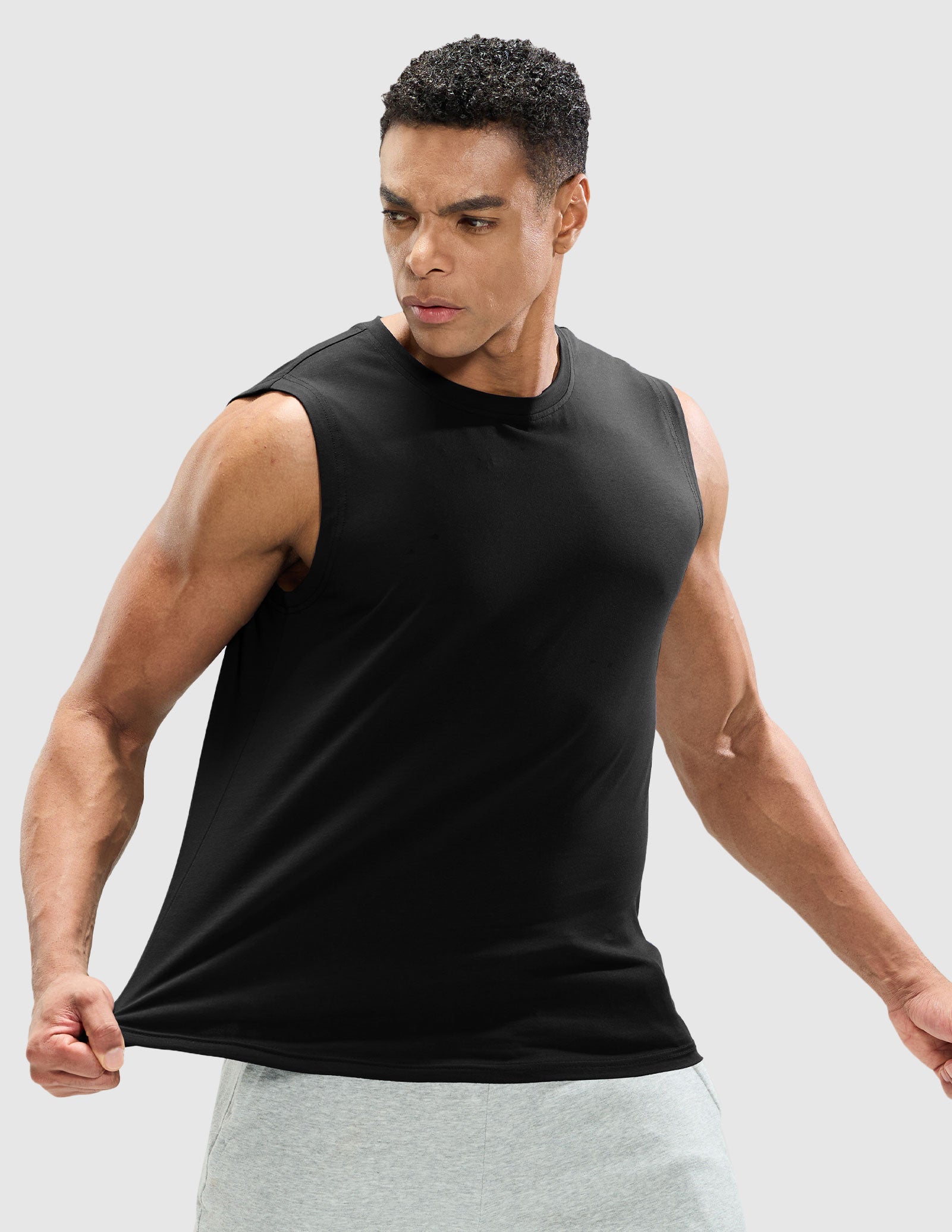 Men's Cotton Sleeveless Muscle Shirts