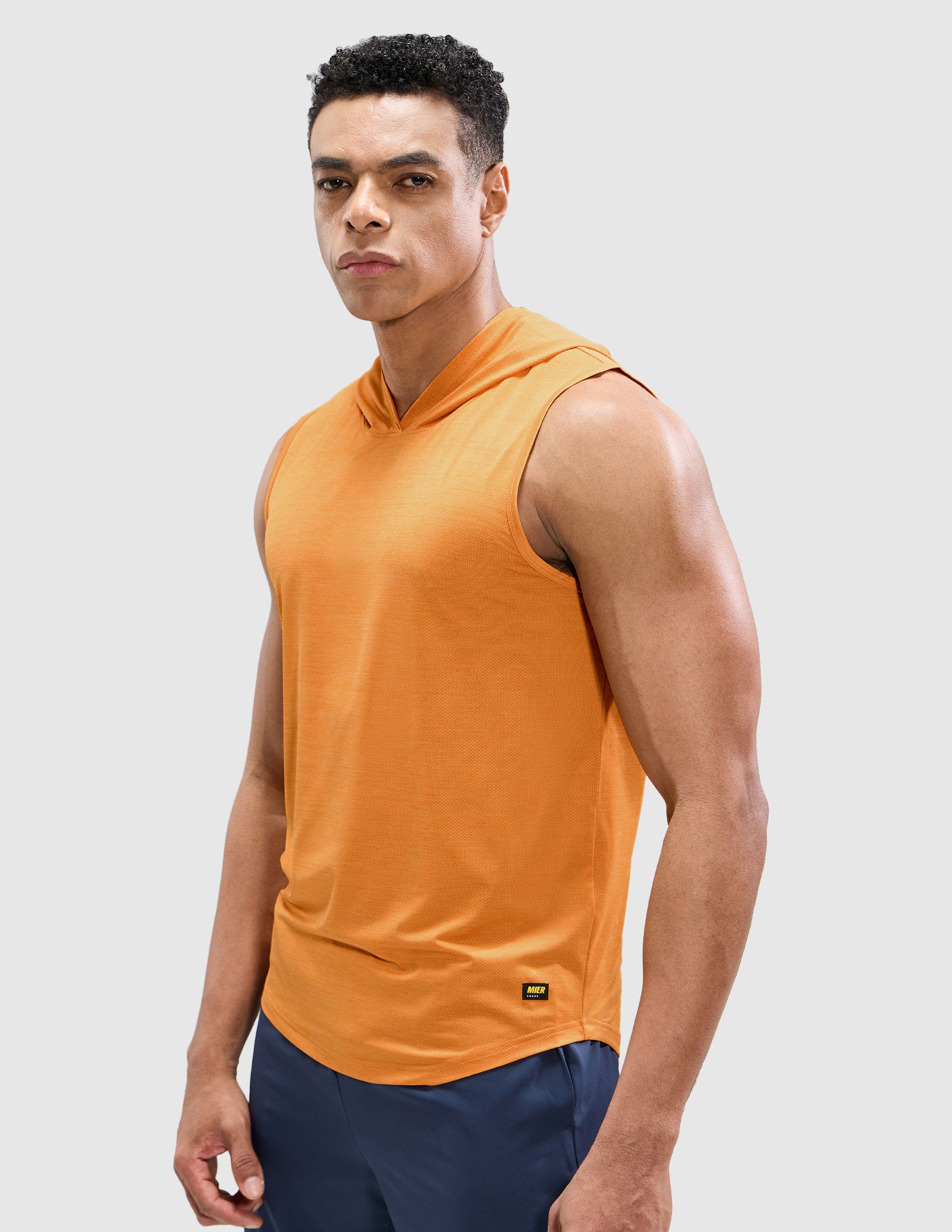 Men's Sleeveless Tank Top with Hood Quick Dry Shirts