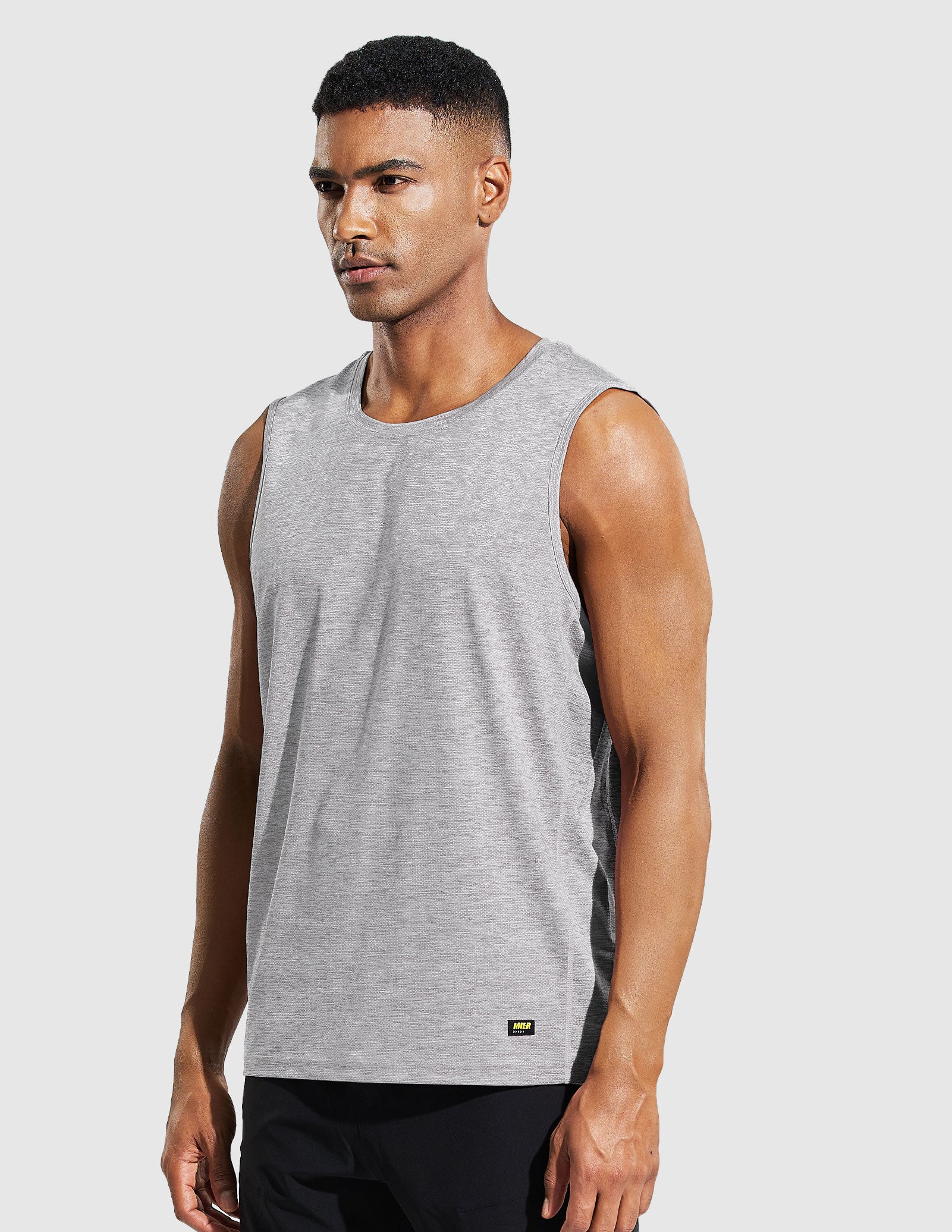 MIER Men's Workout Tank Perfect for Running and High Performance Activities Men's Tank Top