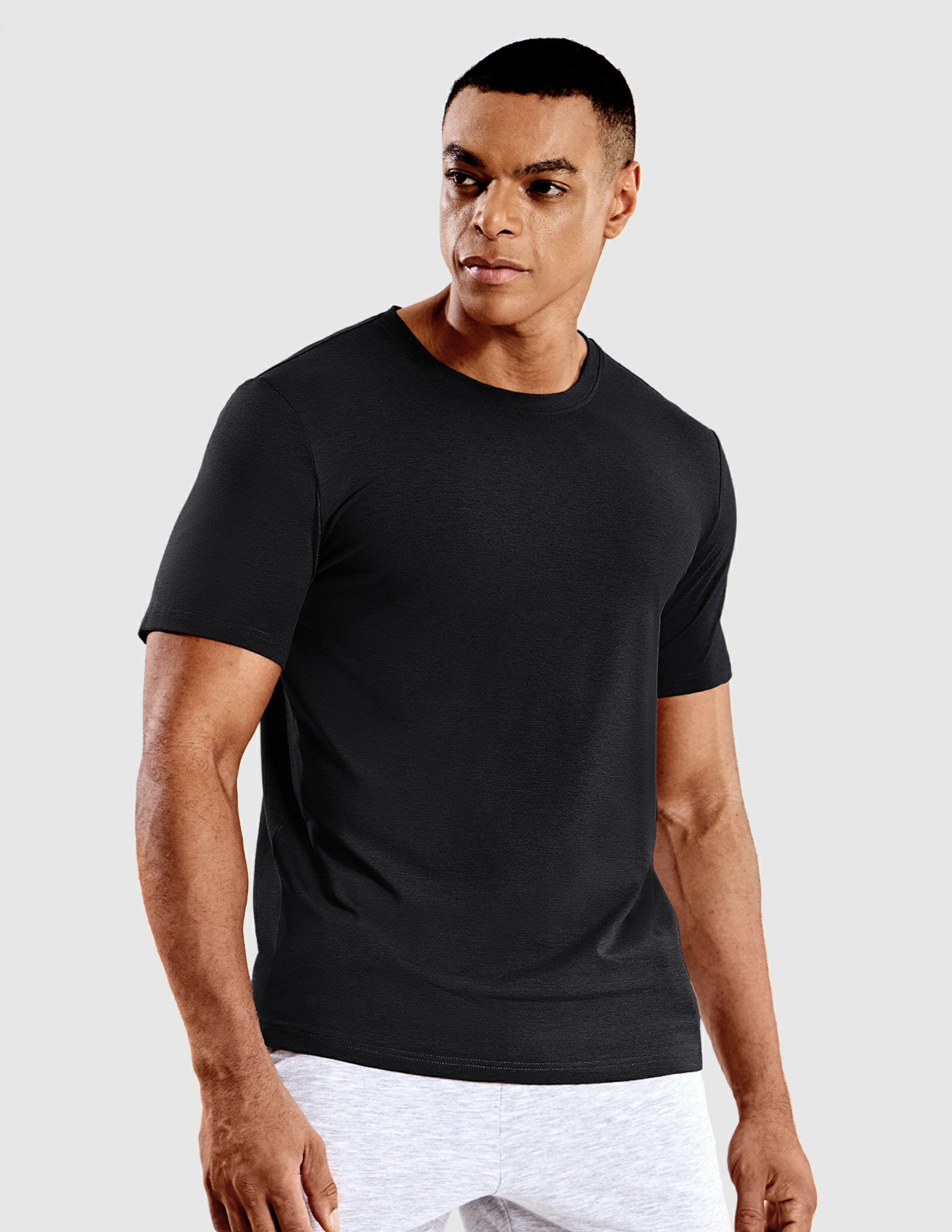 MIER Men’s Buttery Soft Short Sleeve Dry Fit Athletic T-Shirt Men's Shirt