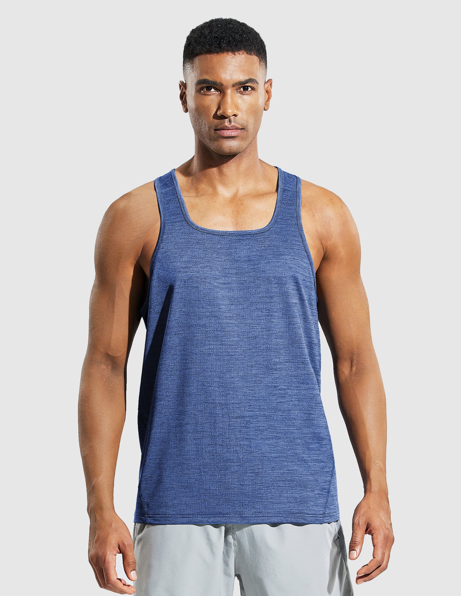 MIER Men’s Sleeveless Running Shirt Quick Dry and Breathable Men's Tank Top