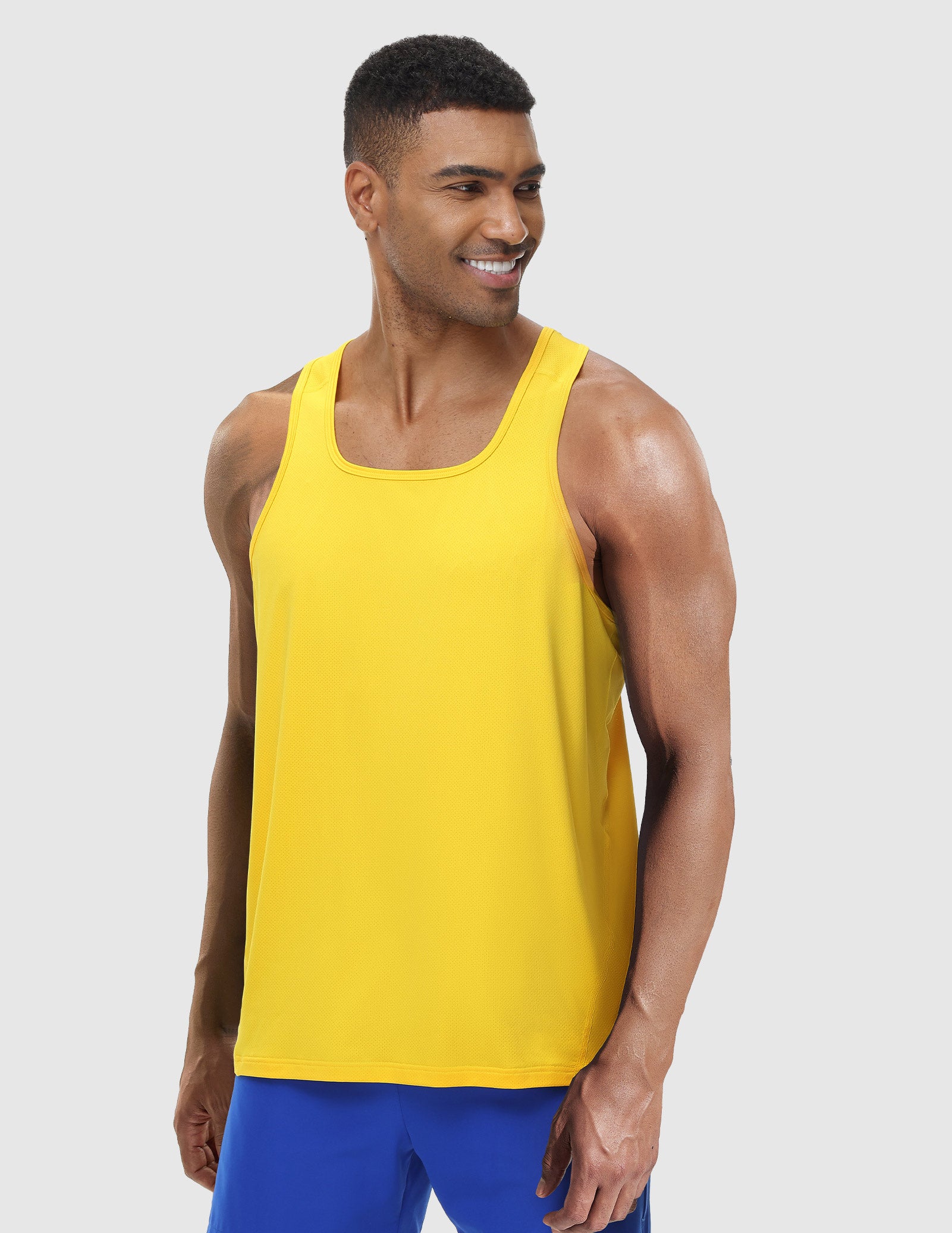 MIER Men’s Sleeveless Running Shirt Quick Dry and Breathable Men's Tank Top