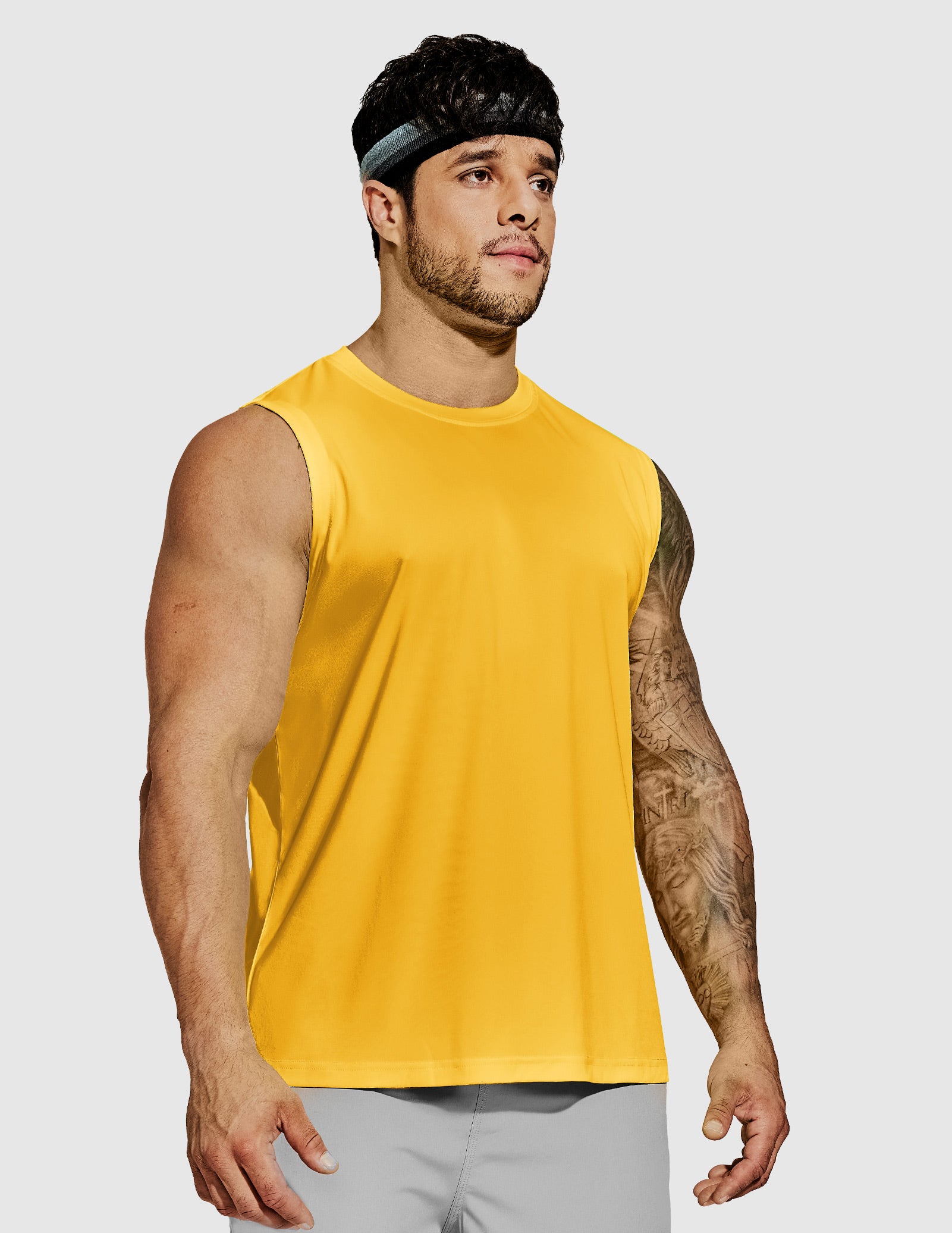 MIER Men’s Workout Tank Top Quick Dry UPF 50+ Sleeveless Gym Running Training Tee Men's Tank Top