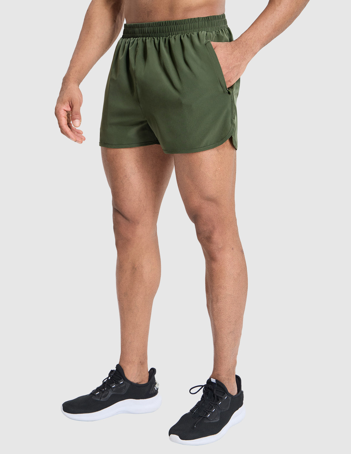 Men's PaceLite Split Shorts W/Brief 3"