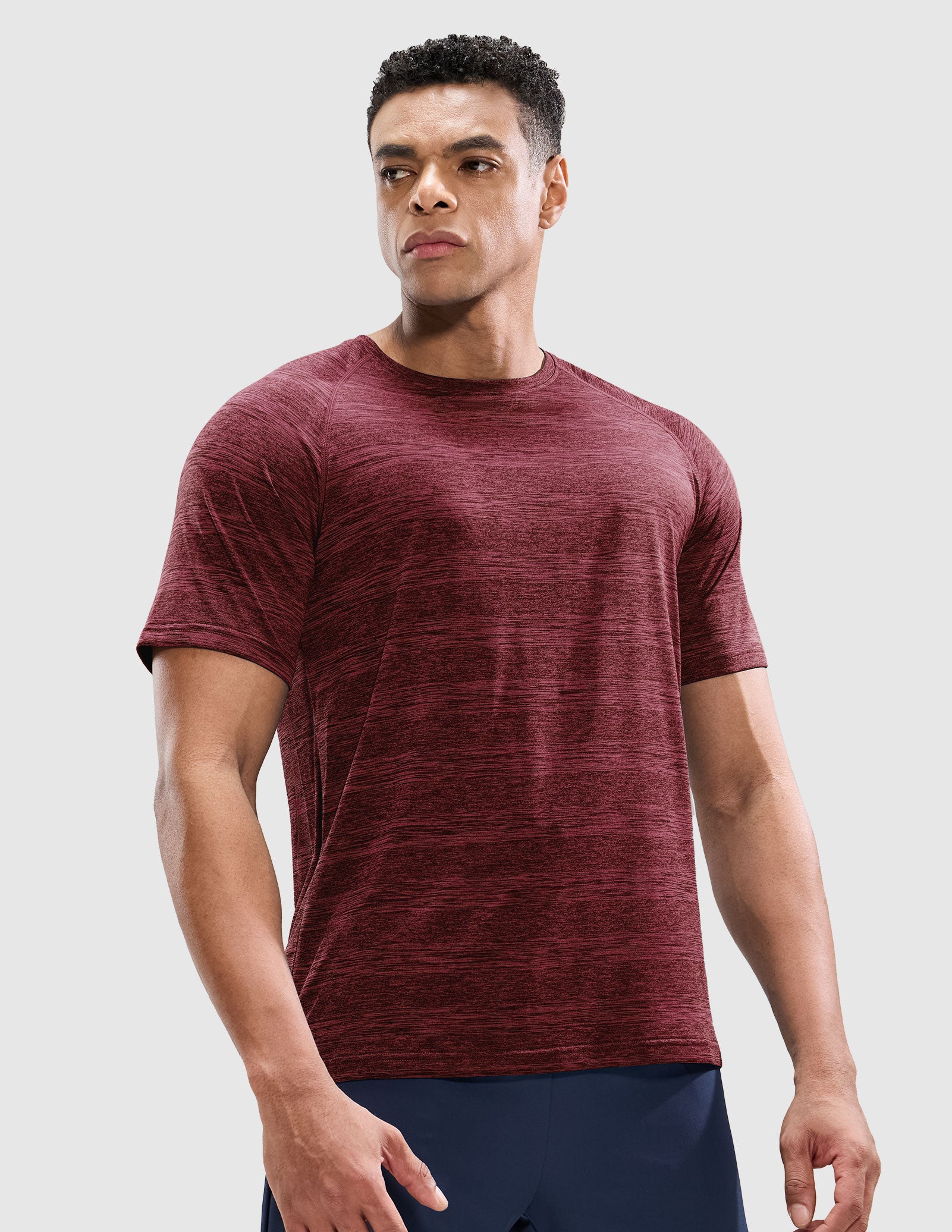 Men's Dry Fit Workout T-Shirts Athletic Running Tee