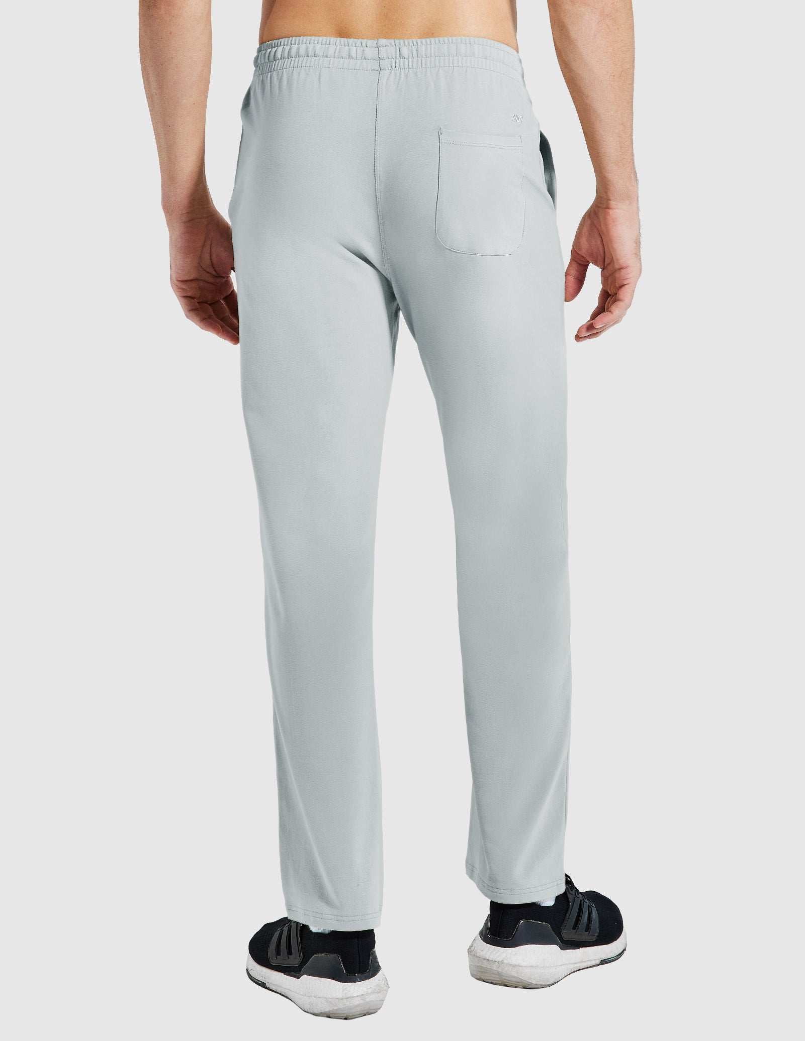 Men's Cotton Sweatpants with Pockets Sports Knit Pants