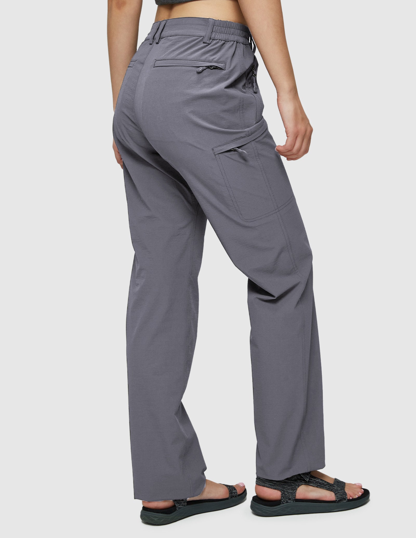 Pantalon cargo à séchage rapide pour femmes Pantalon de randonnée tactique léger