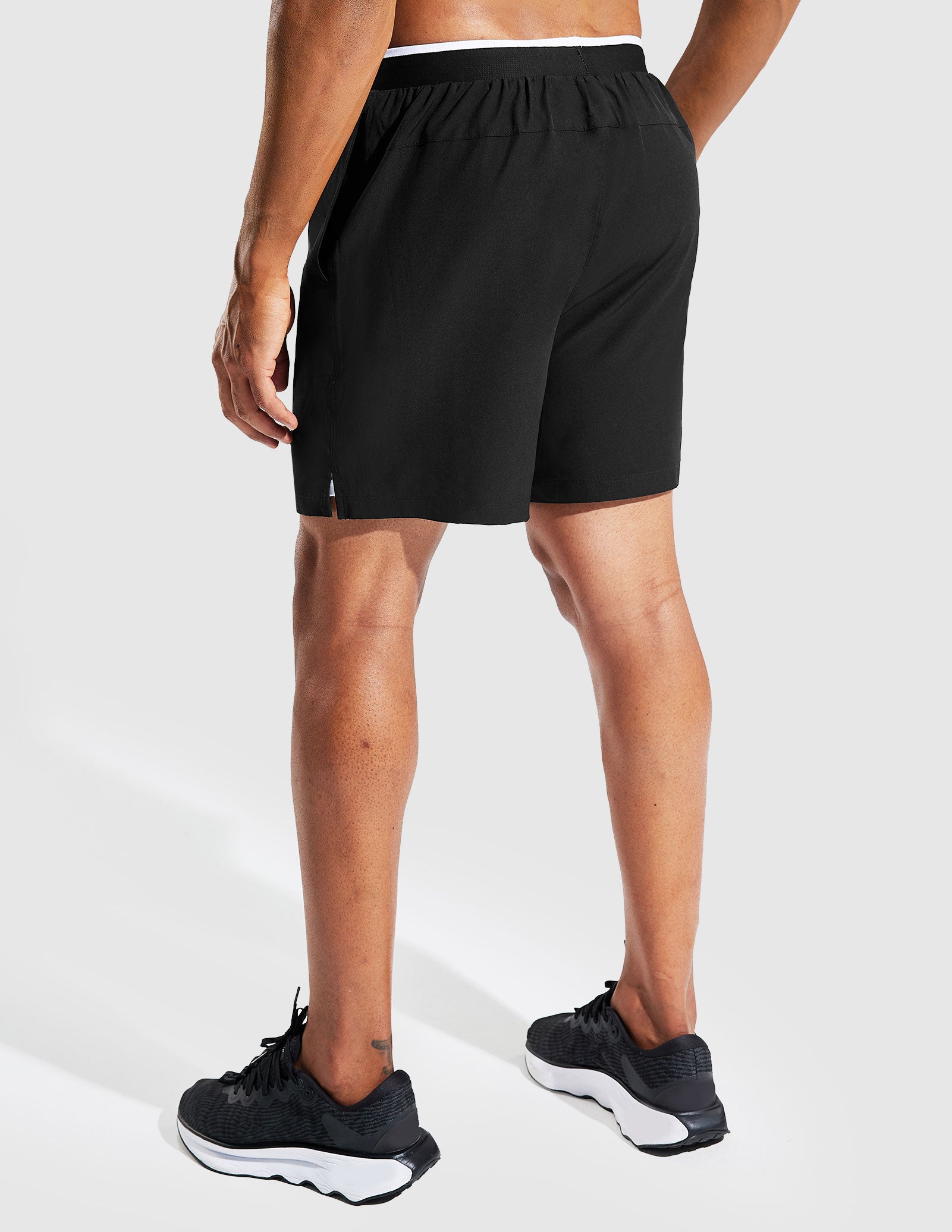 Men's 2 in 1 Running Shorts with Liner 5" Quick Dry Athletic Shorts