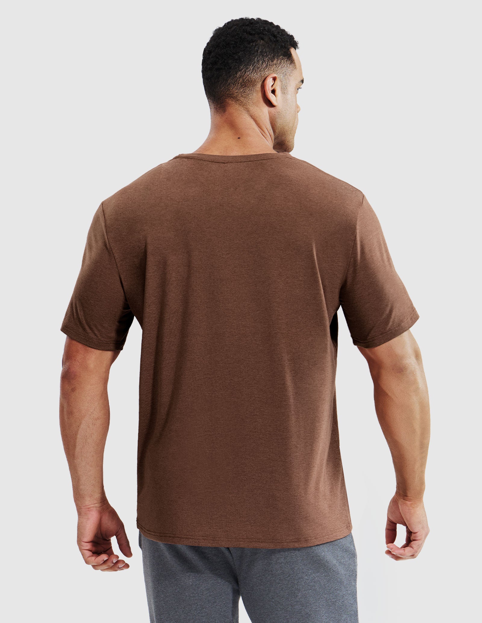 MIER Men’s Buttery Soft Dry Fit V-Neck Workout T-Shirt Men's Shirt