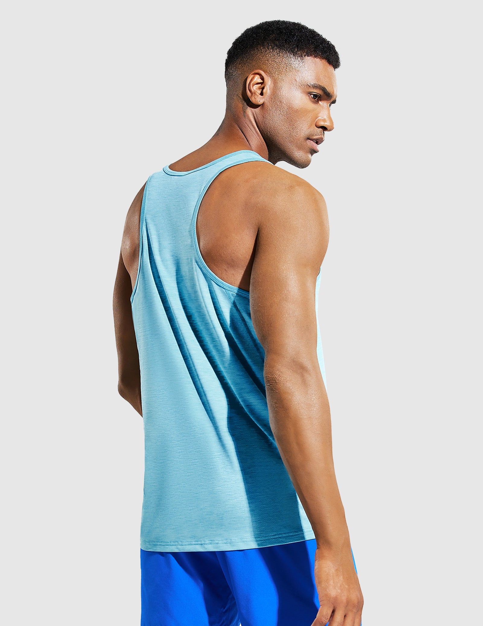 MIER Men’s Sleeveless Running Shirt Quick Dry and Breathable Men's Tank Top