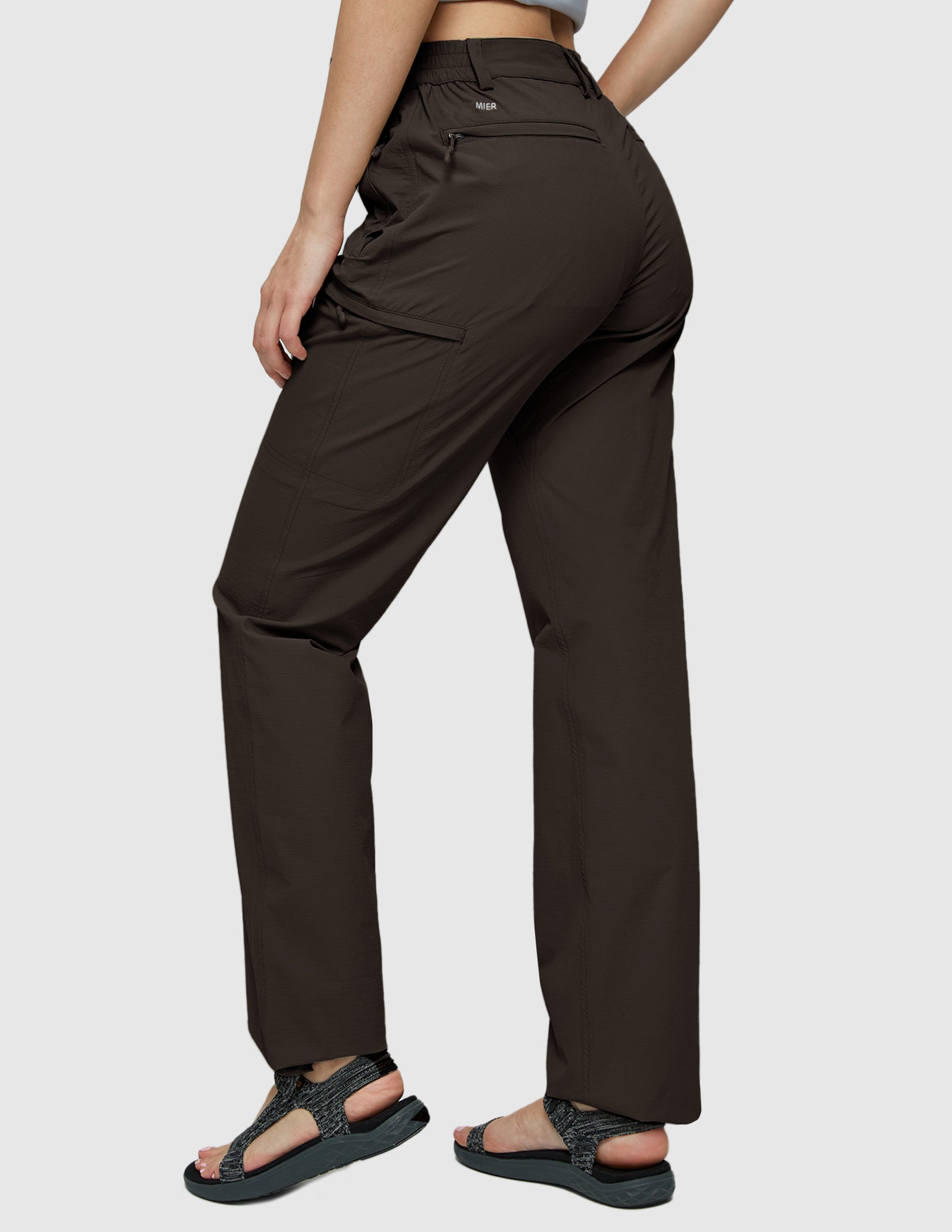 Pantalon cargo à séchage rapide pour femmes Pantalon de randonnée tactique léger