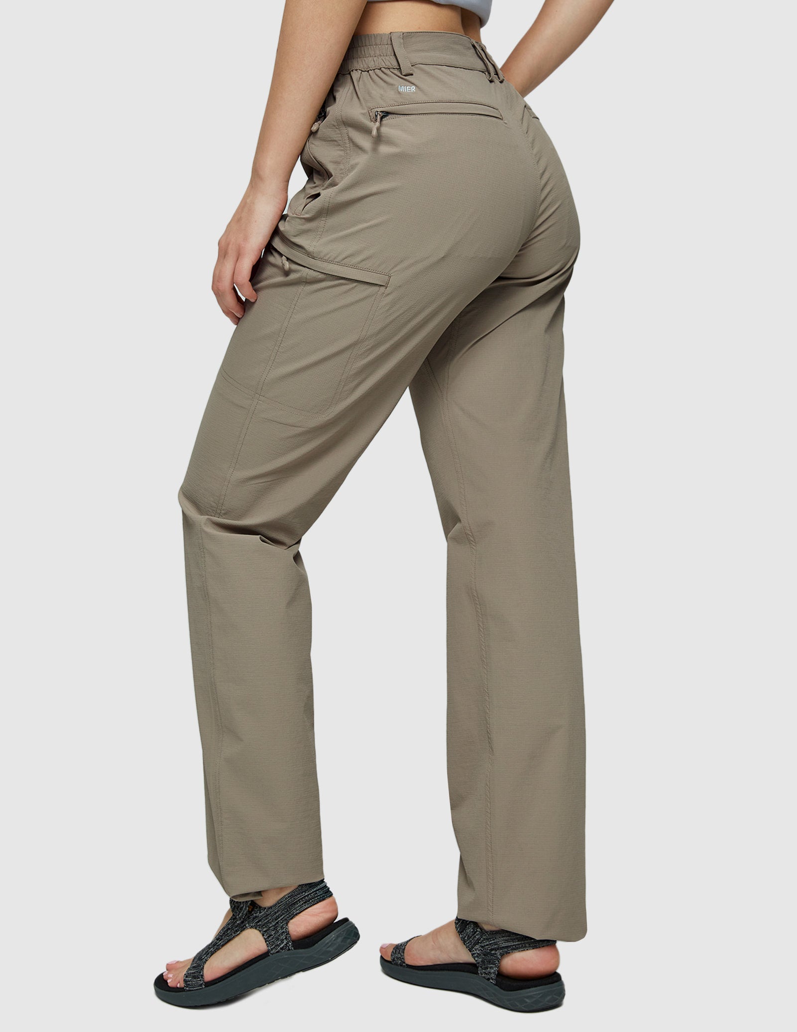 Pantalon cargo à séchage rapide pour femmes Pantalon de randonnée tactique léger