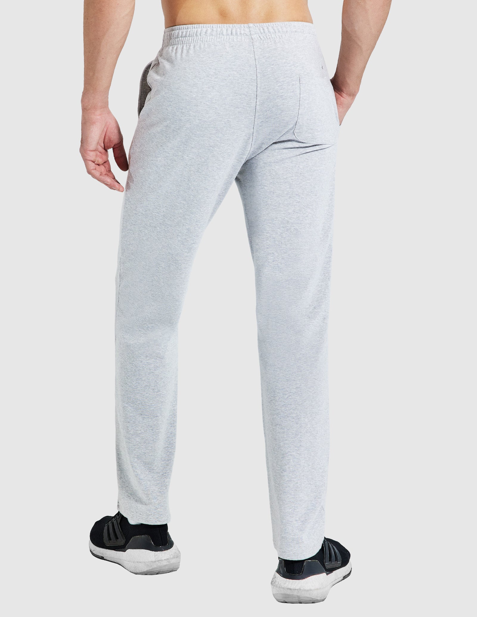 MIER Men's Cotton Sweatpants with Pockets Sports Knit Pants