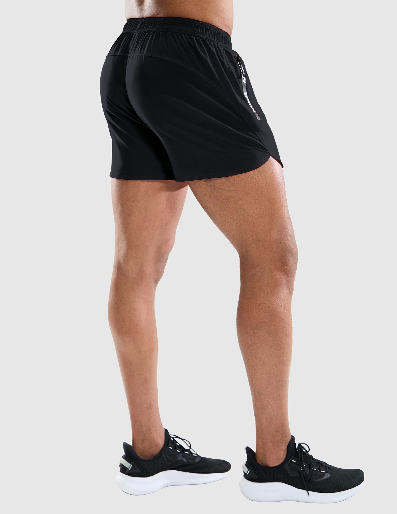 MIER Men's 3 Inch Dry Fit Running Shorts with Brief Liner Men's Shorts