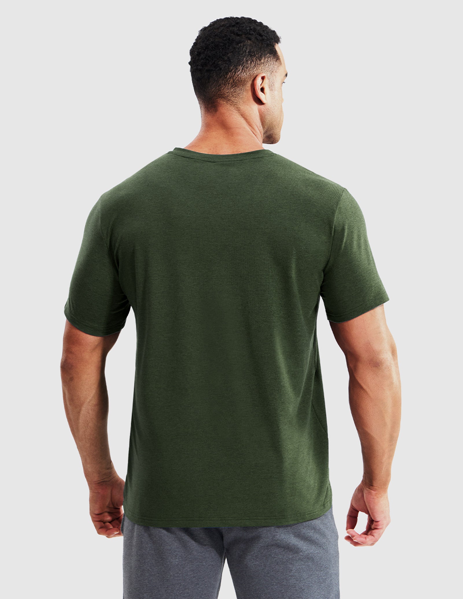 MIER Men’s Buttery Soft Dry Fit V-Neck Workout T-Shirt Men's Shirt