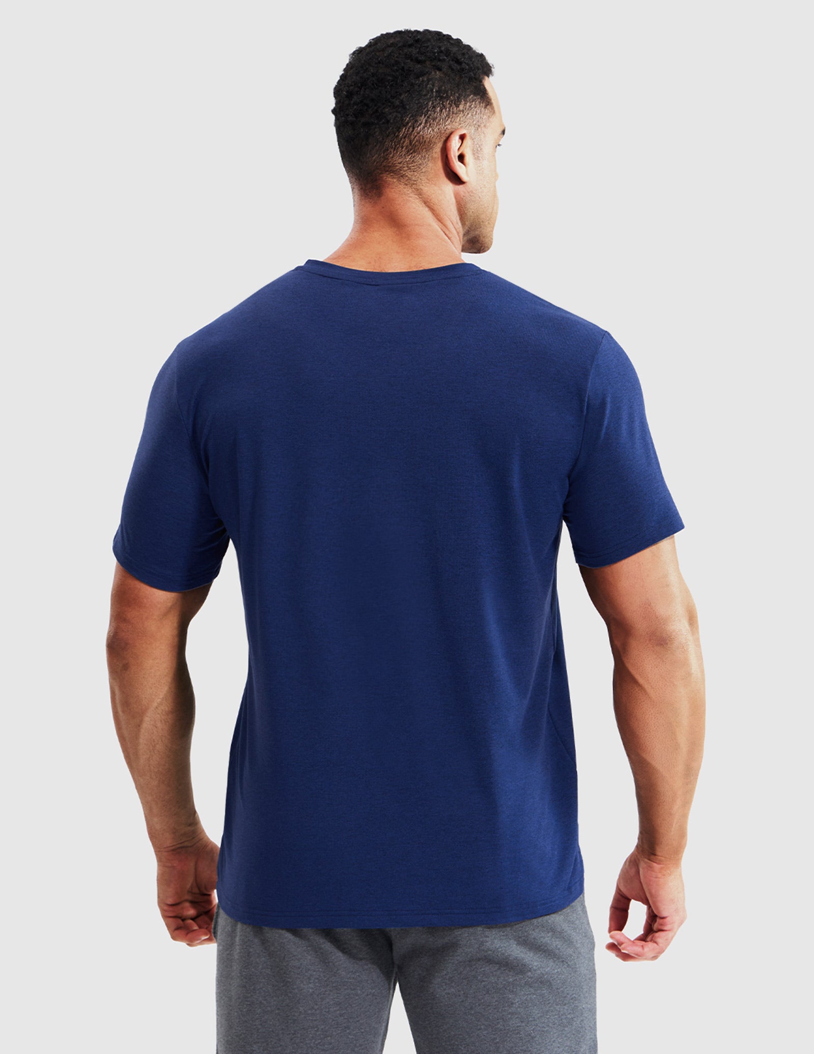 MIER Men’s Buttery Soft Dry Fit V-Neck Workout T-Shirt Men's Shirt