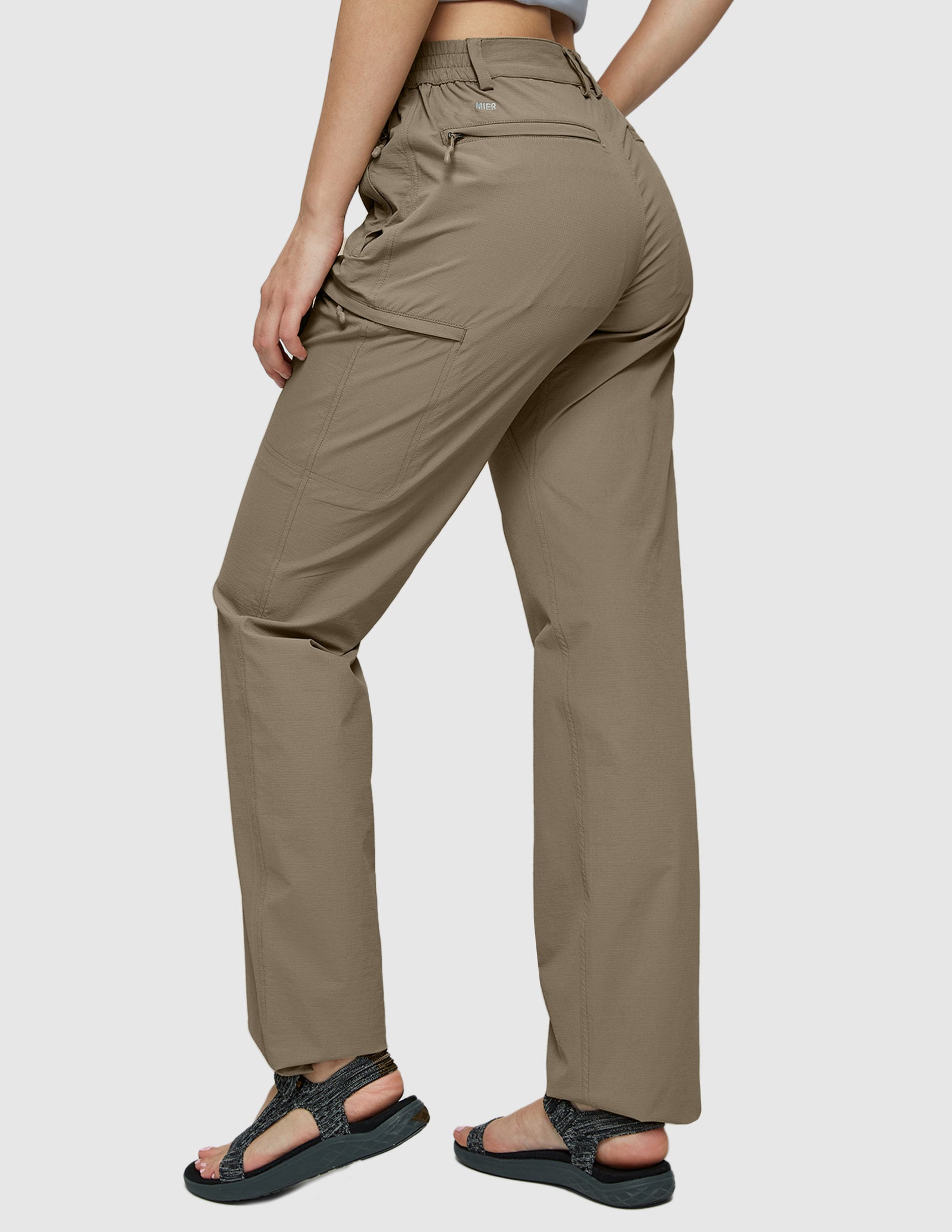 Pantalon cargo à séchage rapide pour femmes Pantalon de randonnée tactique léger