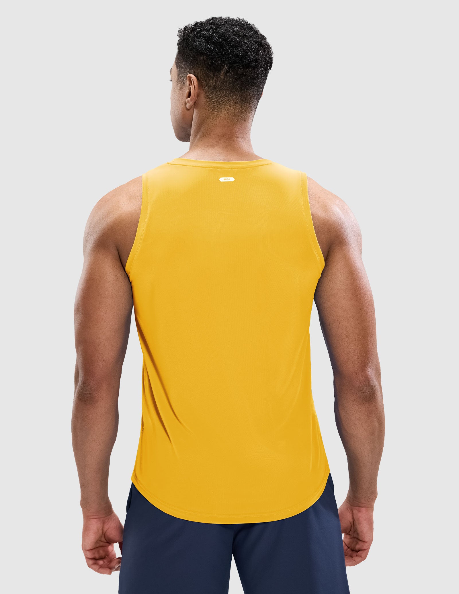 MIER Men’s Sleeveless Running Shirt Breathable and Sweat Wicking Men's Tank Top