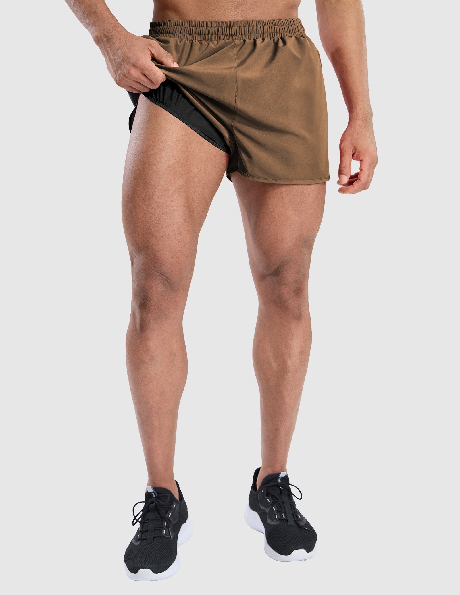 Men's PaceLite Split Shorts W/Brief 3"