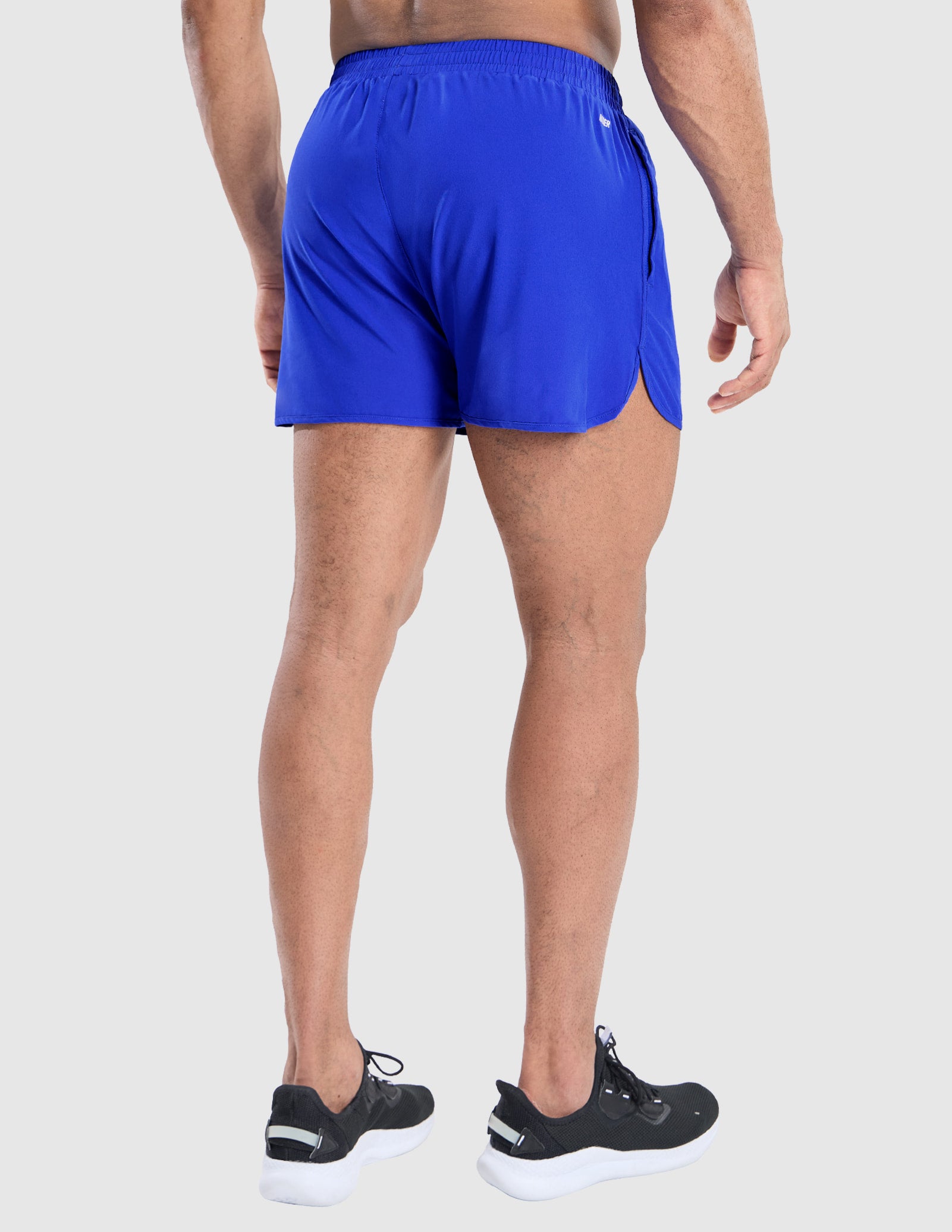 MIER Men's 3 Inch Marathon Running Shorts with Brief Liner Men's Shorts