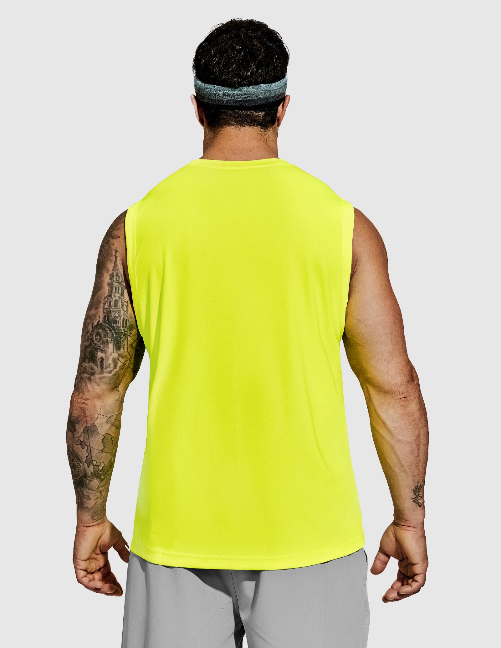 MIER Men’s Workout Tank Top Quick Dry UPF 50+ Sleeveless Gym Running Training Tee Men's Tank Top