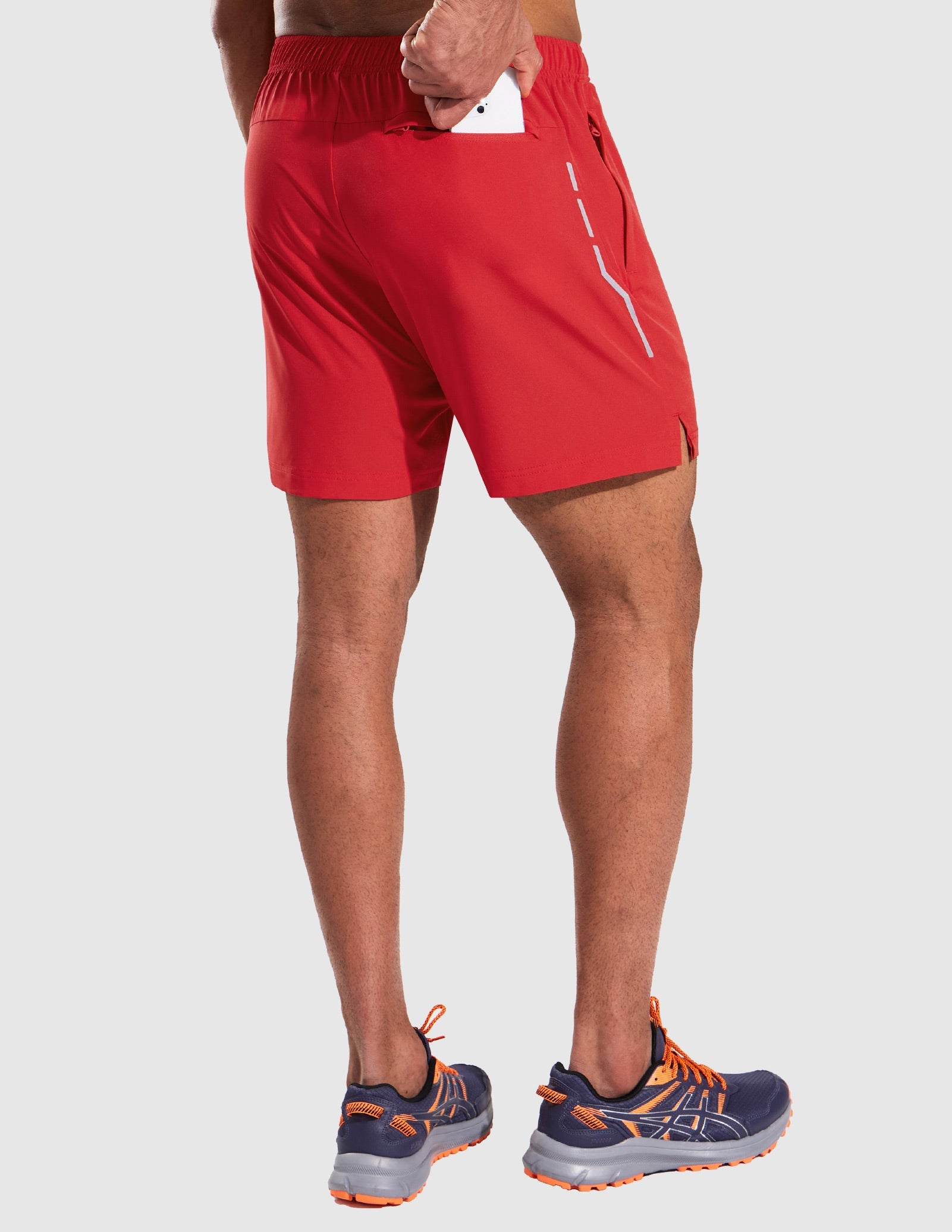 MIER Men’s 5" Athletic Running Shorts Quick Dry Workout Gym Shorts 3 Pockets Men's Shorts