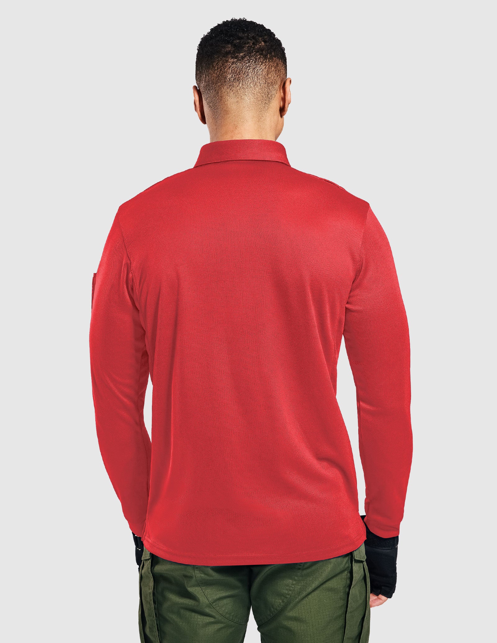 Men's Outdoor Tactical Long Sleeve Polo Shirts Quick Dry