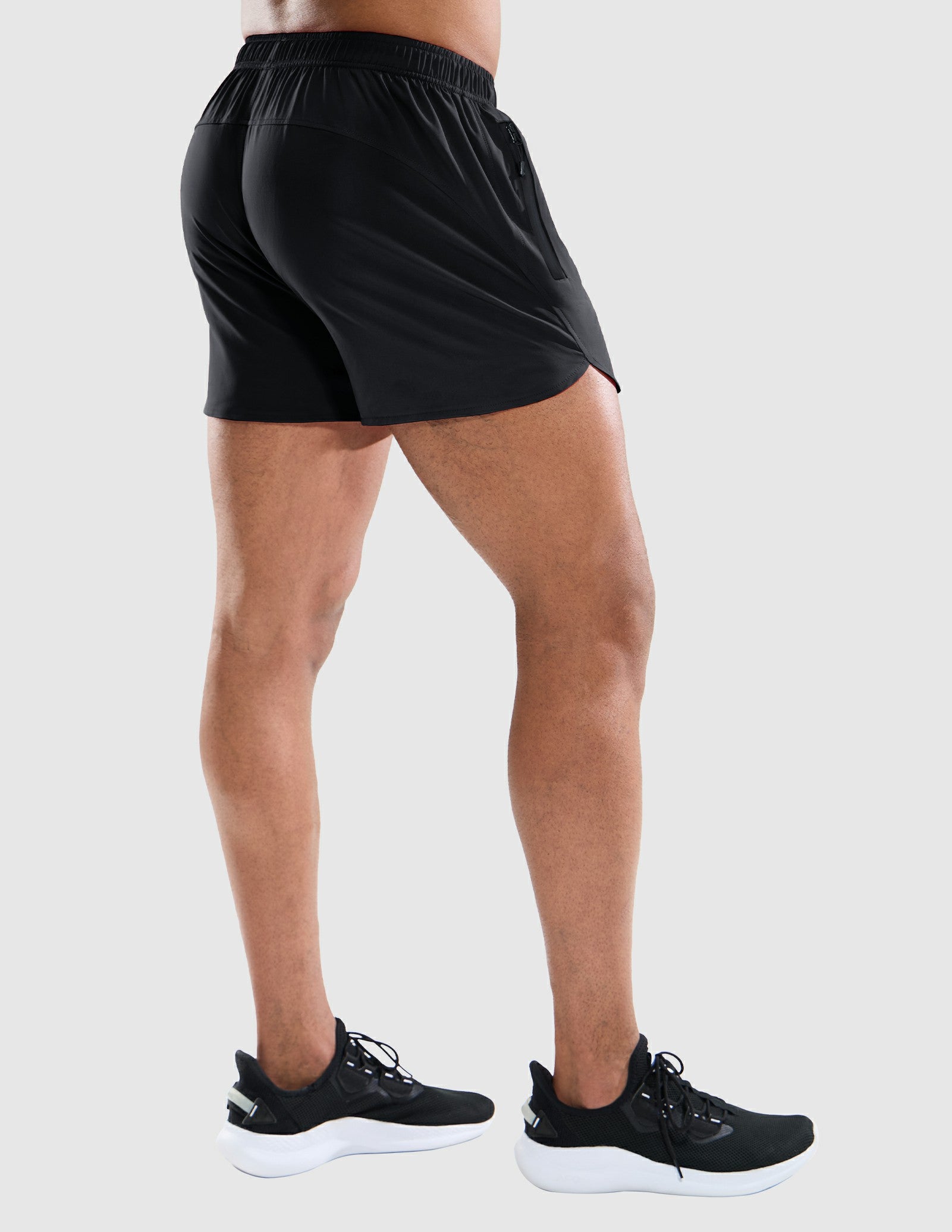 Men's 3 Inch Dry Fit Running Shorts with Brief Liner