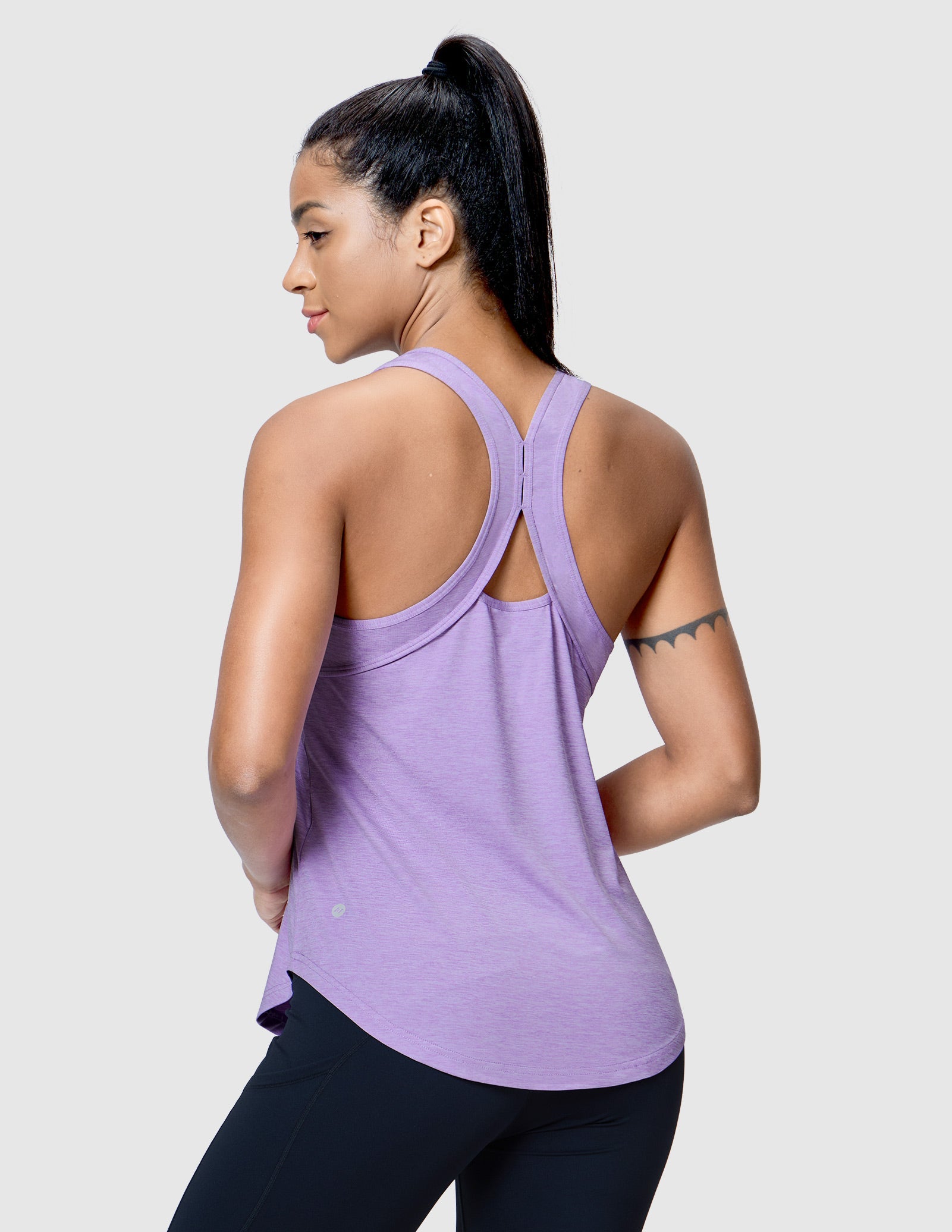 MIER Women's Sleeveless Tank with Open Back Perfect for Running Women Tank Top