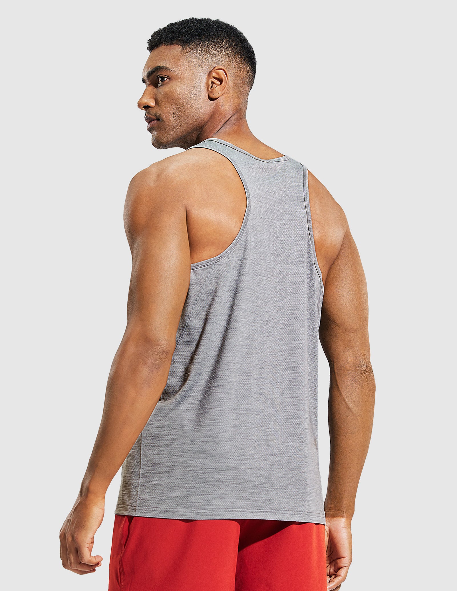 MIER Men’s Sleeveless Running Shirt Quick Dry and Breathable Men's Tank Top