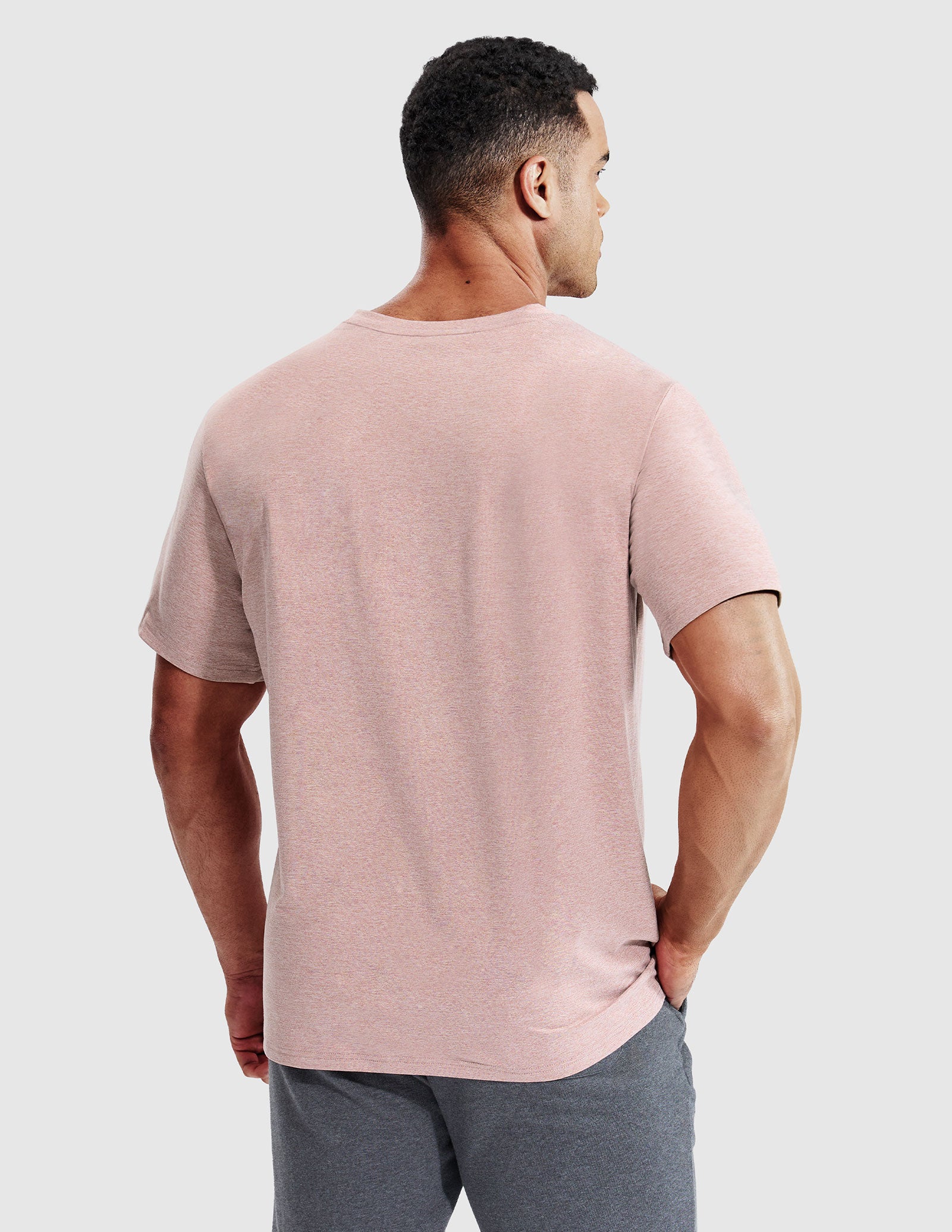 MIER Men’s Buttery Soft Dry Fit V-Neck Workout T-Shirt Men's Shirt