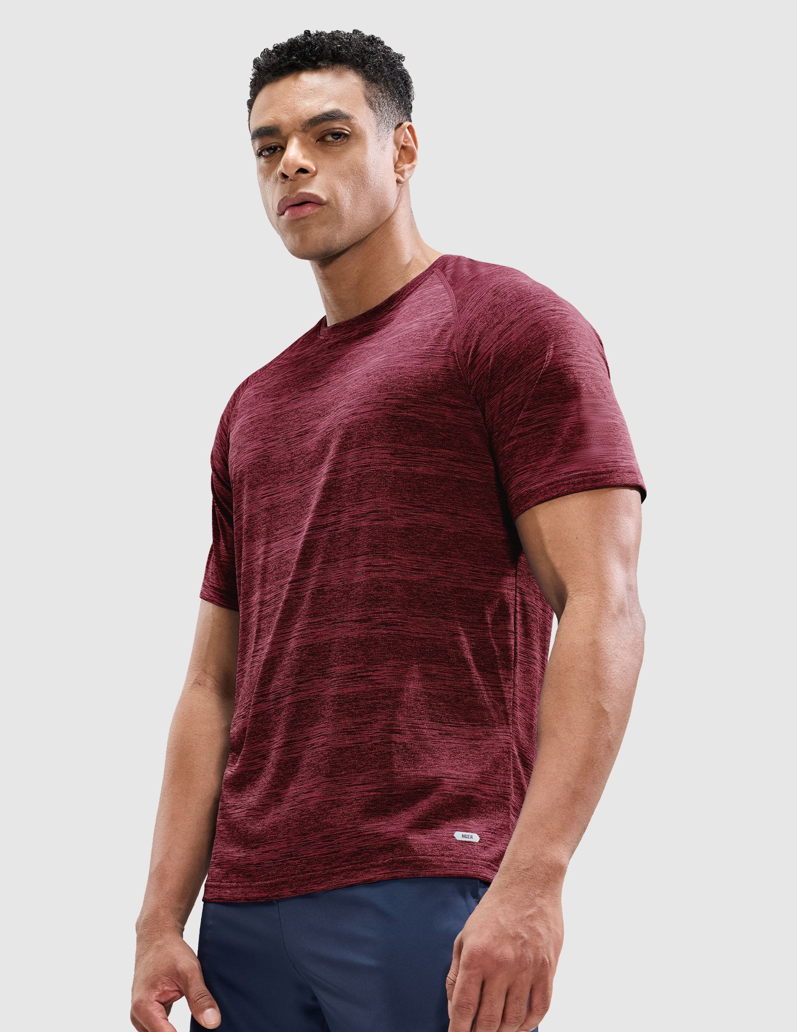 Men's Dry Fit Workout T-Shirts Athletic Running Tee