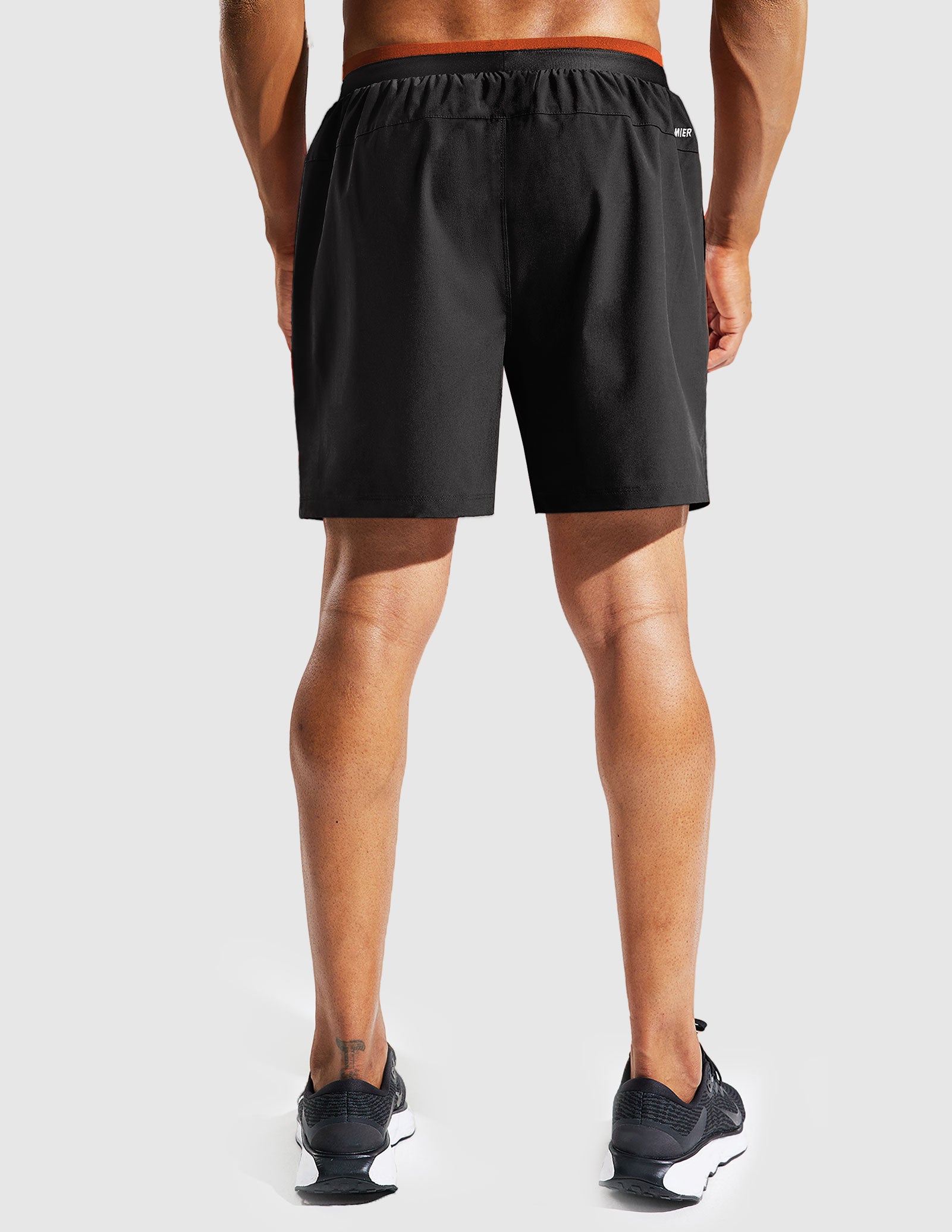 Men's 2 in 1 Running Shorts with Liner 5" Quick Dry Athletic Shorts