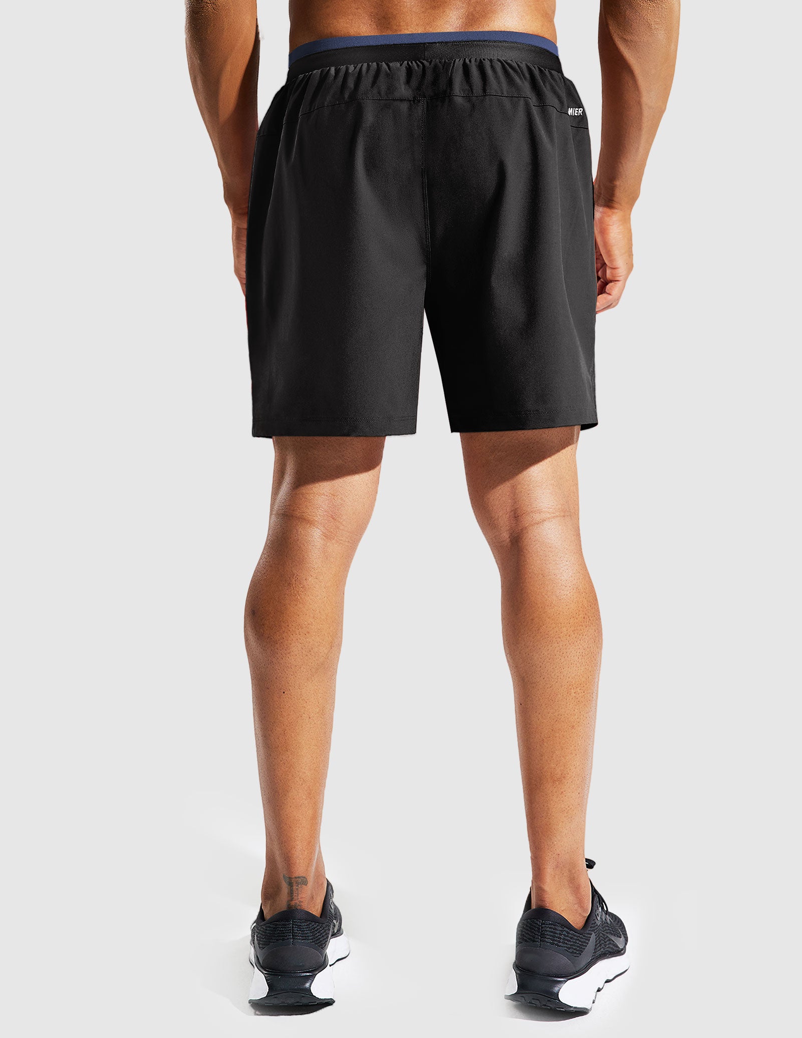 Men's 2 in 1 Running Shorts with Liner 5" Quick Dry Athletic Shorts