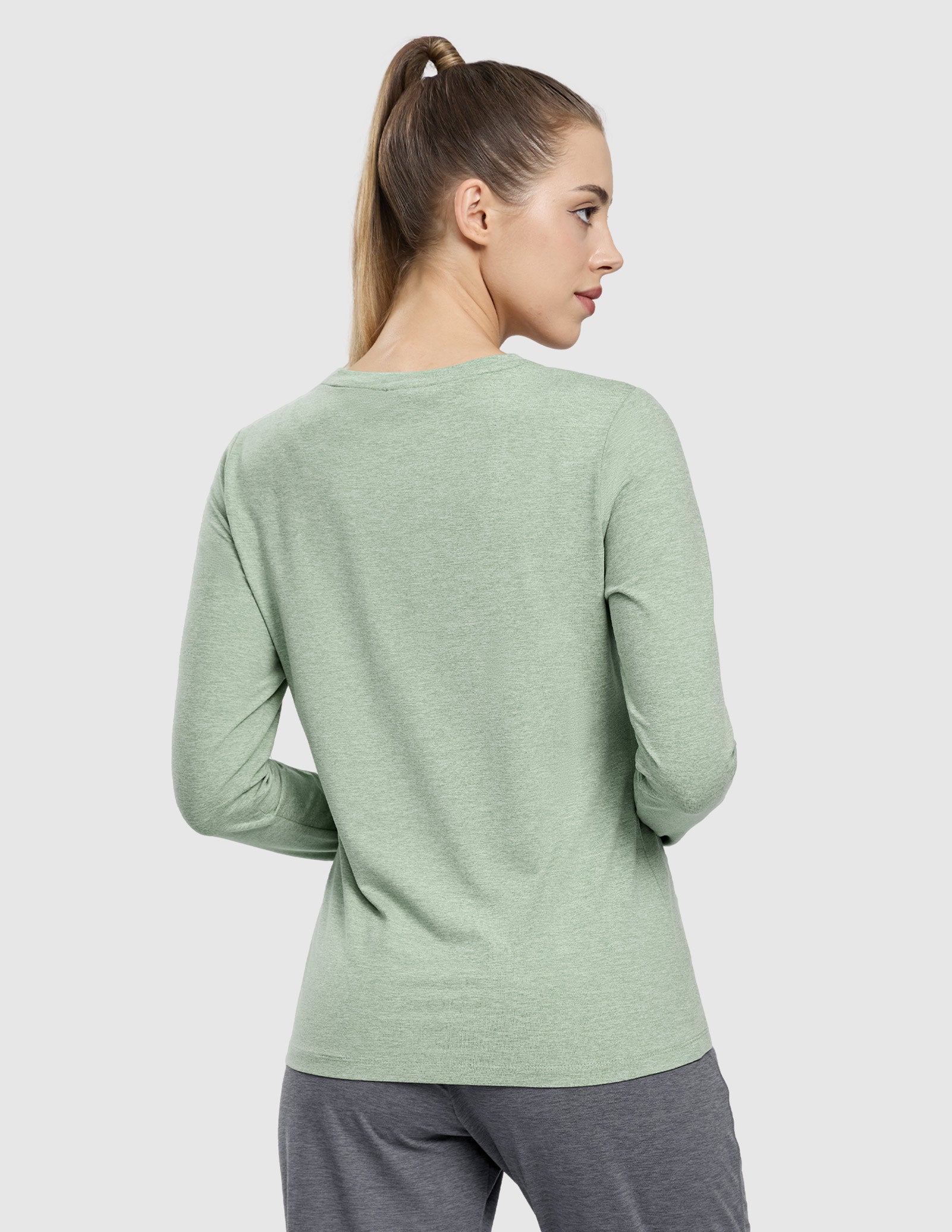 MIER Women’s Buttery Soft Long Sleeve Dry Fit Active T-Shirt Women Active Shirt