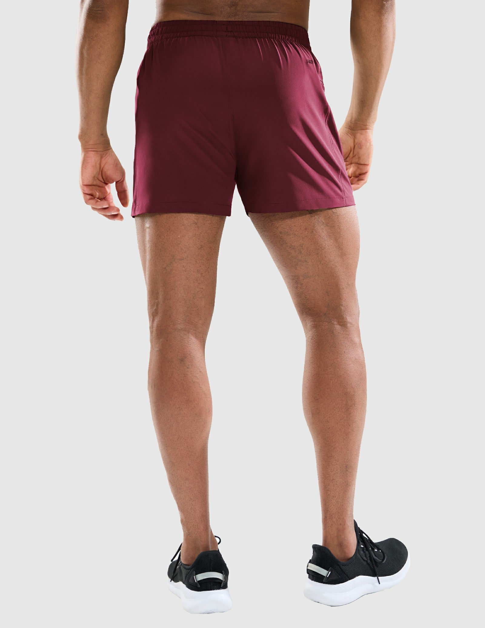 Men's 3 Inch Athletic Running Shorts with Brief Liner