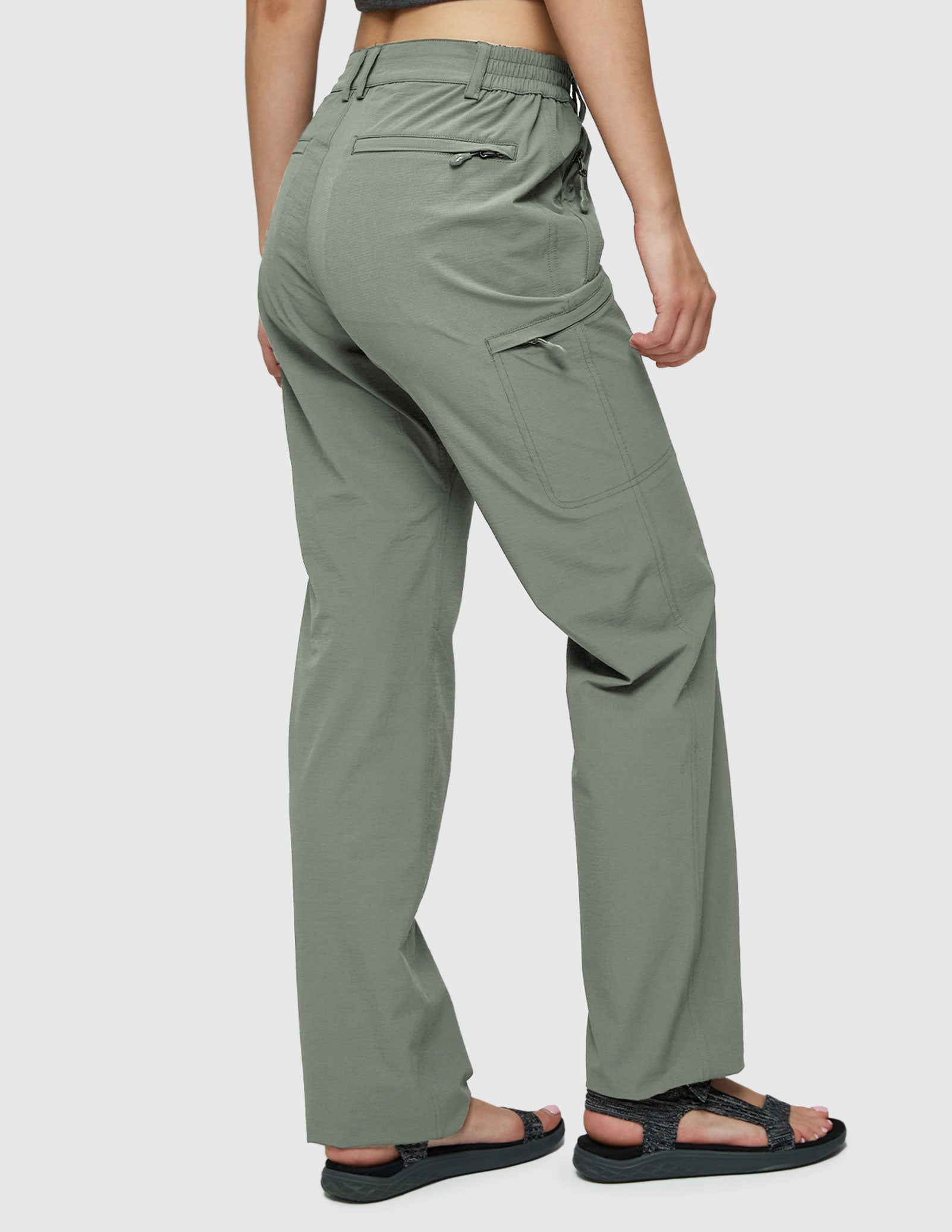 Pantalon cargo à séchage rapide pour femmes Pantalon de randonnée tactique léger