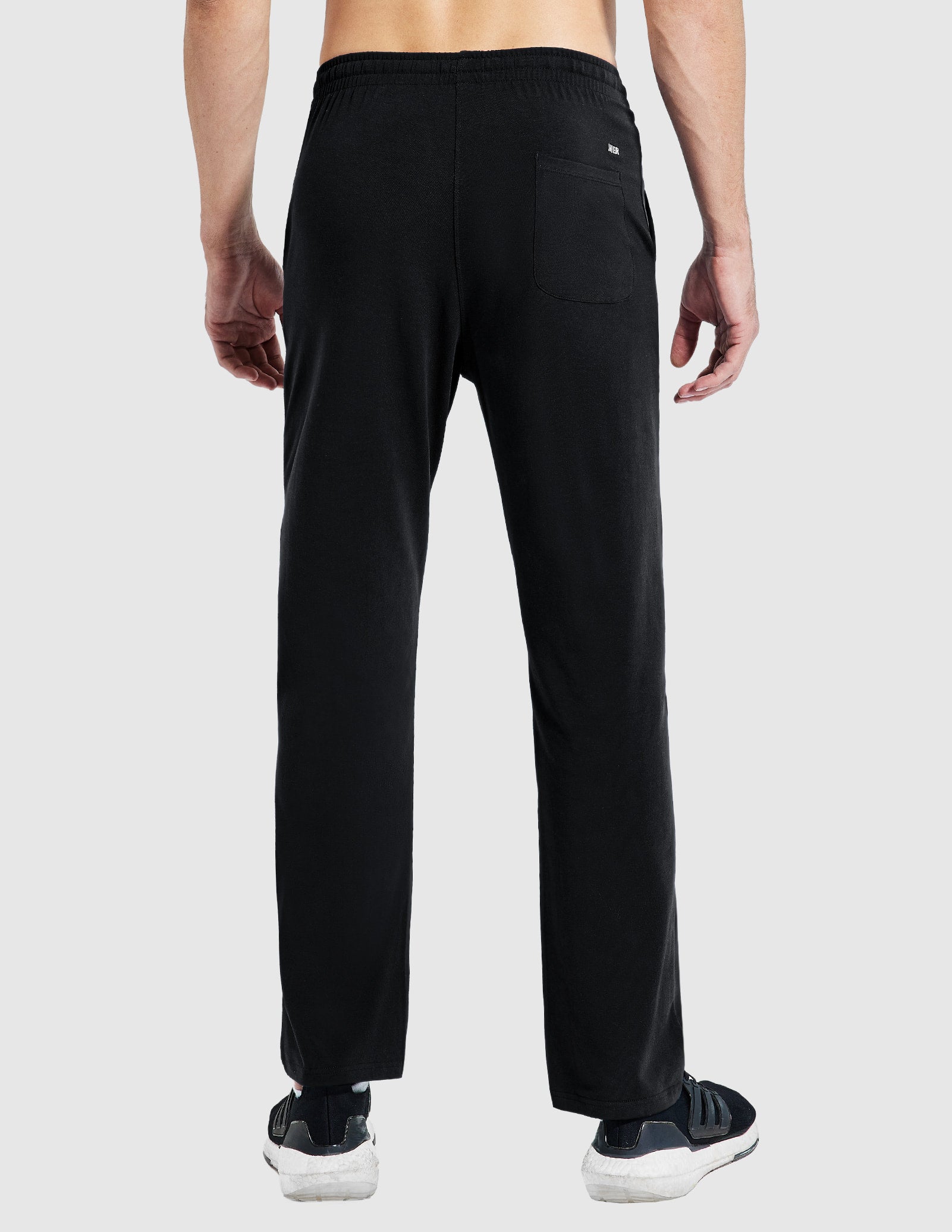 Men's Cotton Sweatpants with Pockets Sports Knit Pants