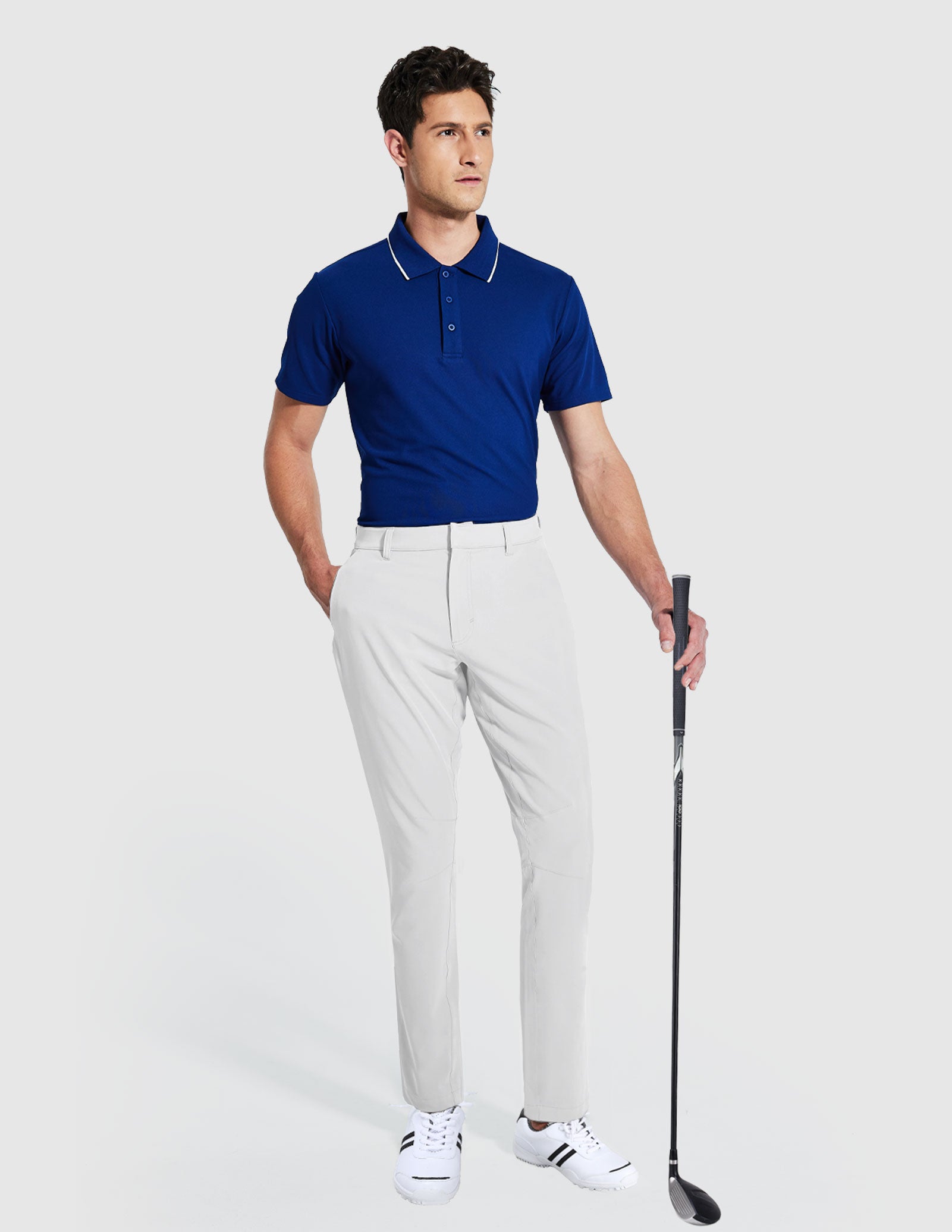 Men's Stretch Golf Pants Slim Fit Quick Dry Pants