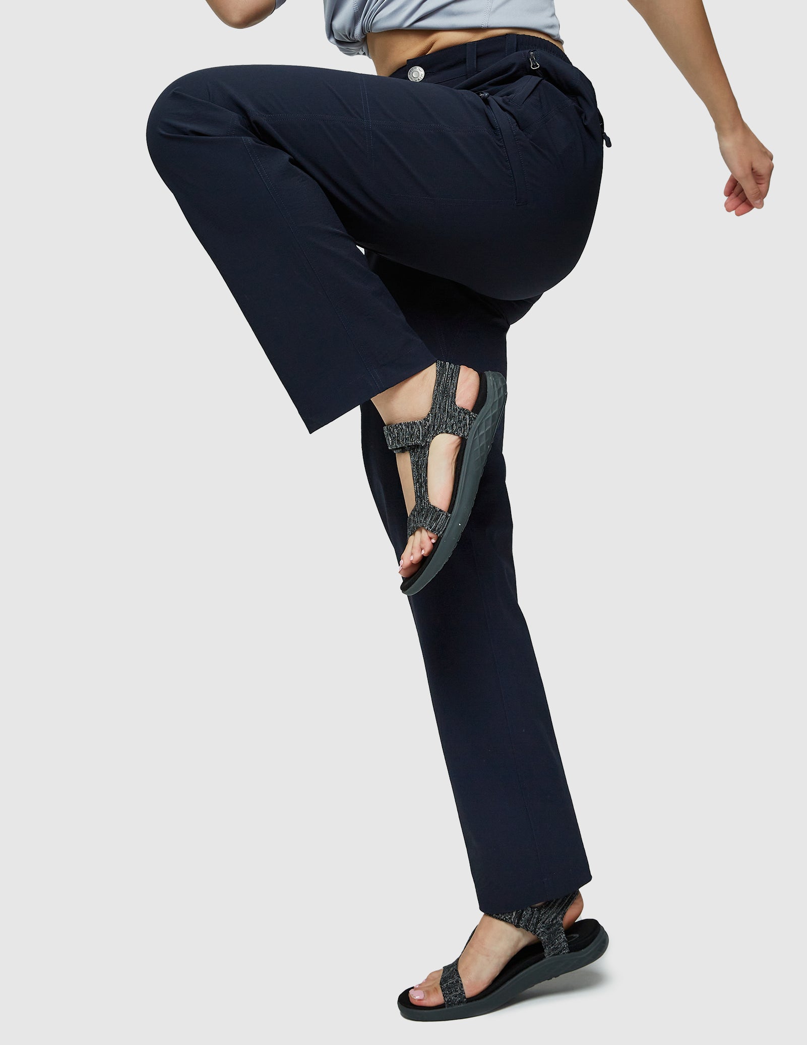 Pantalon cargo à séchage rapide pour femmes Pantalon de randonnée tactique léger